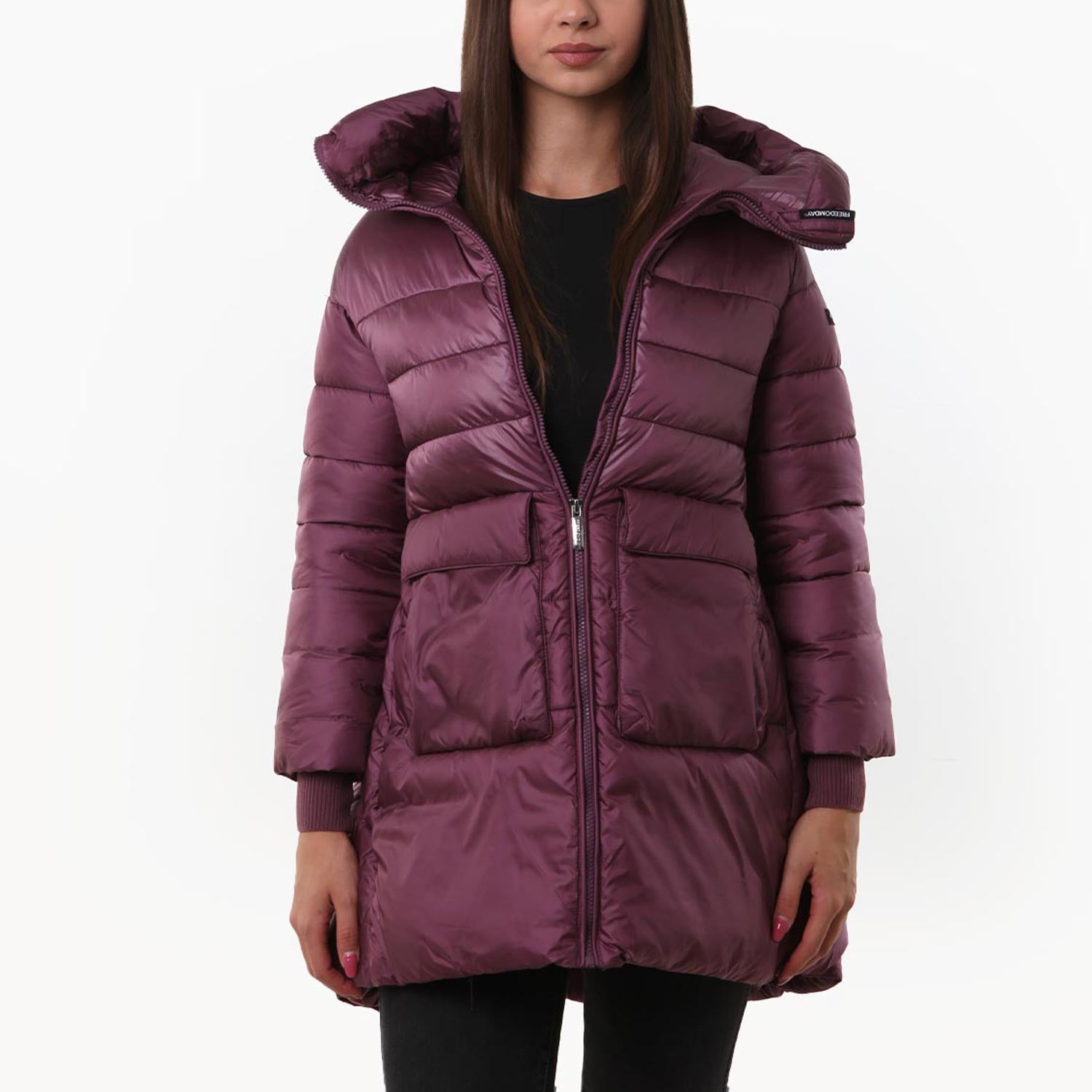 Giubbotto lungo Judith magenta Bambina e Ragazza - annameglio.com abbigliamento moda