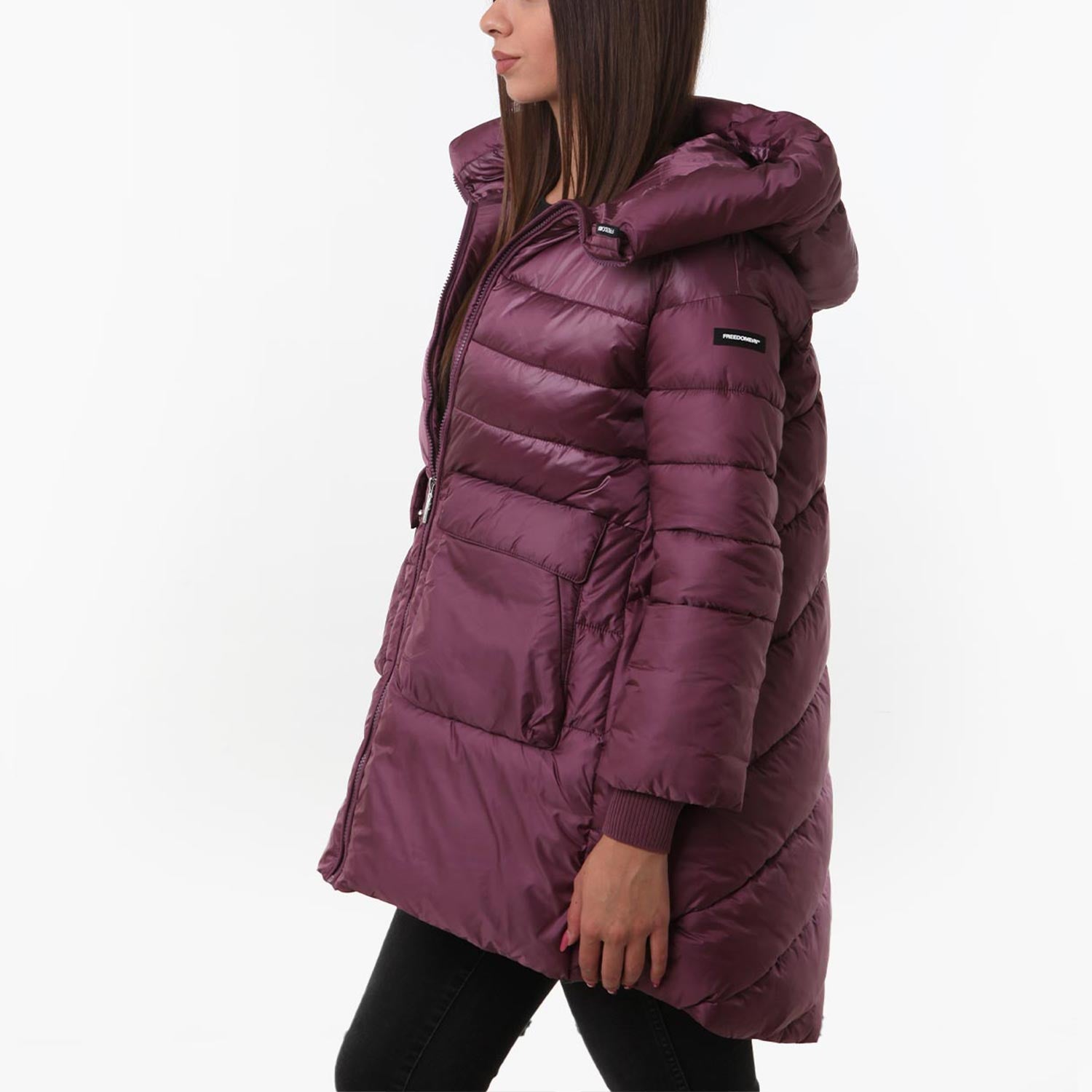 Giubbotto lungo Judith magenta Bambina e Ragazza - annameglio.com abbigliamento moda