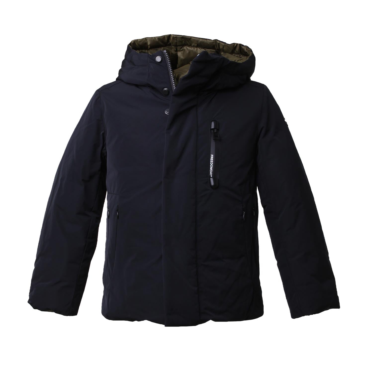 Giubbotto reversibile Nolan nero e verde militare - annameglio.com abbigliamento moda