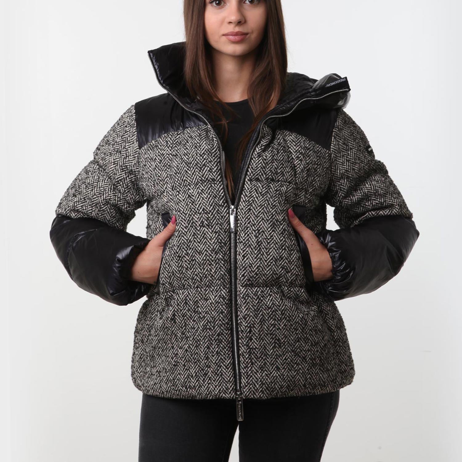 Giubbotto Jasemina nero e panna Bambina e Ragazza - annameglio.com abbigliamento moda