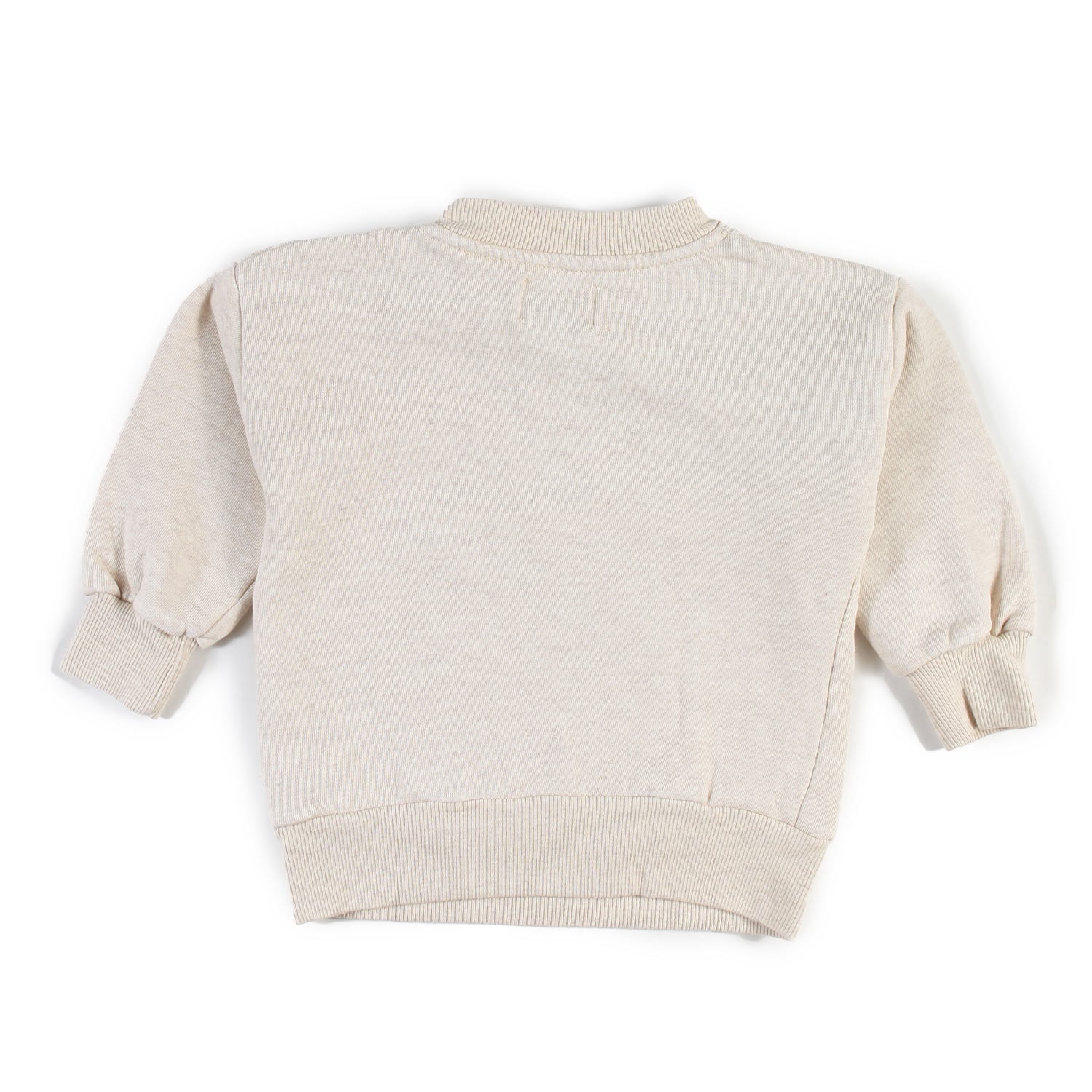 Felpa Funny Friends ecru melange Bimbo e Bimba - annameglio.com abbigliamento moda