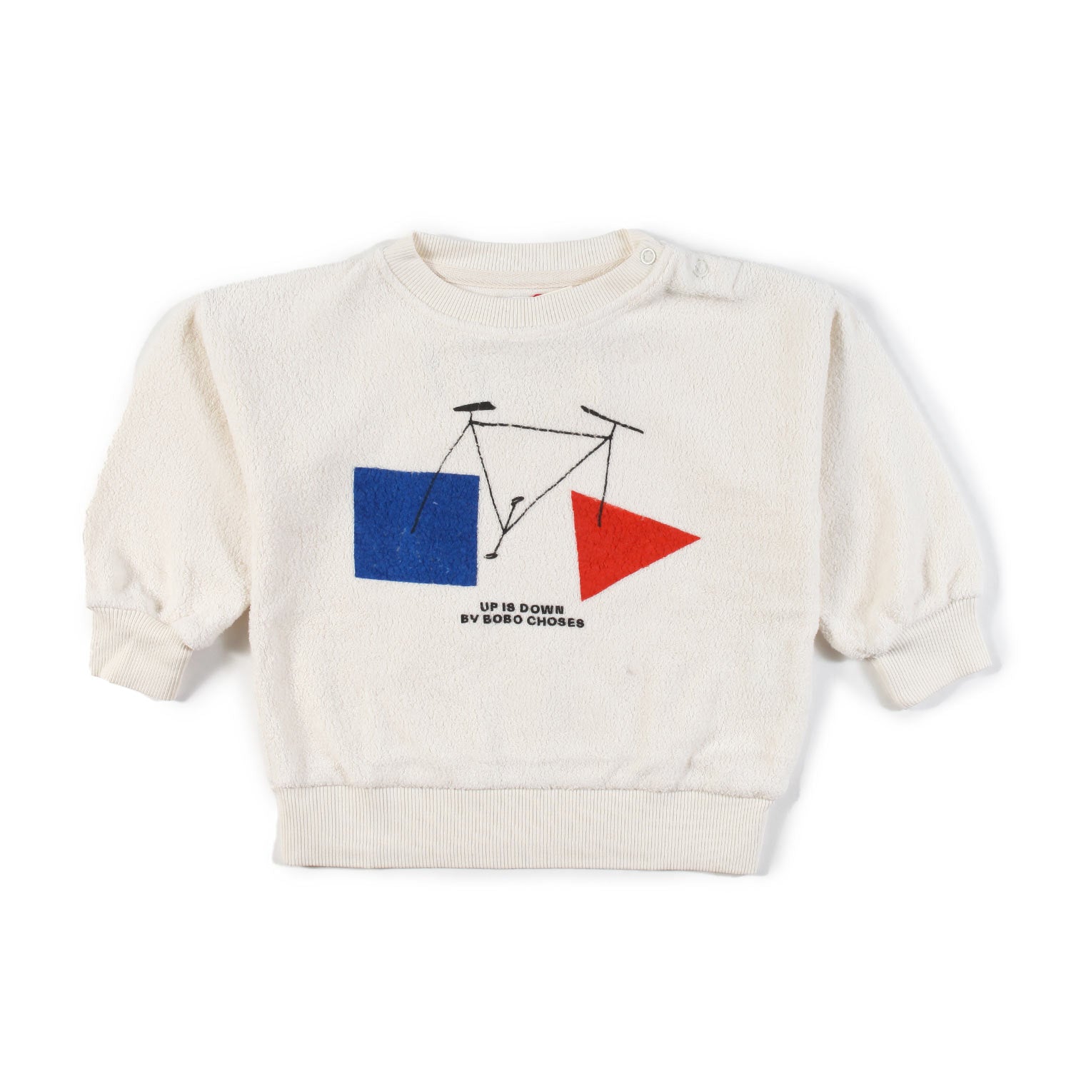 Felpa Crazy Bicy bianco panna Bimbo e Bimba - annameglio.com abbigliamento moda