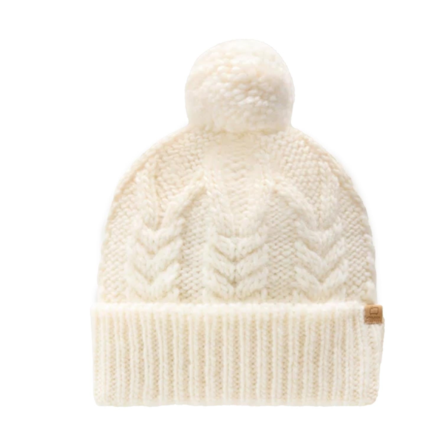 Berretto pompon Woolrich bianco panna bambina - annameglio.com abbigliamento moda