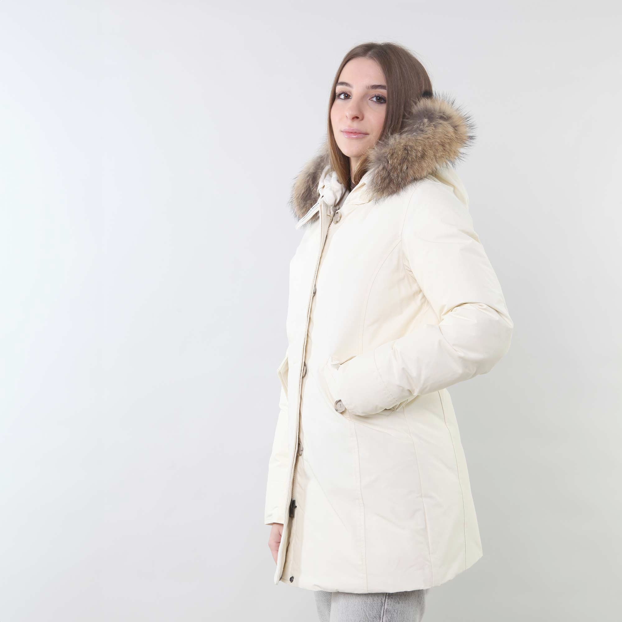 Arctic Raccoon Parca bianco latte Bambina Ragazza - annameglio.com abbigliamento moda