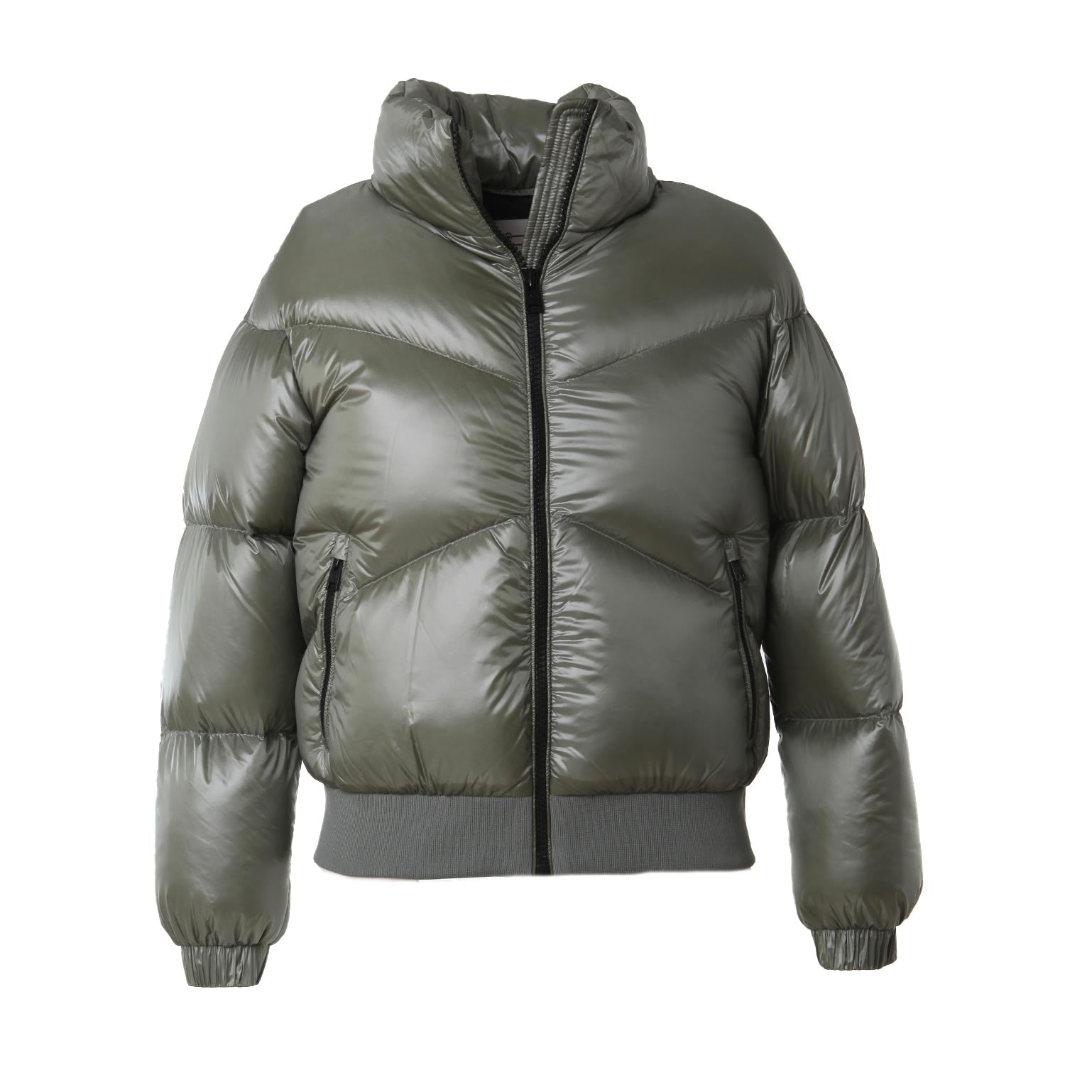 Piumino Aliquippa Bomber grigio tundra satinato - annameglio.com abbigliamento moda