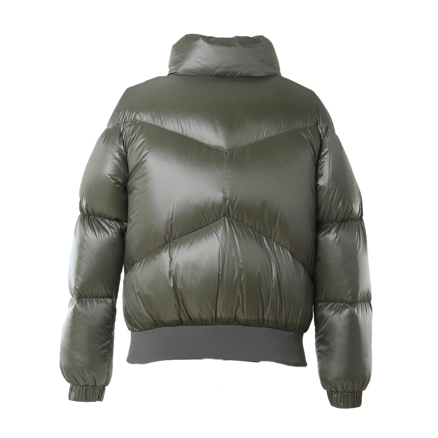 Piumino Aliquippa Bomber grigio tundra satinato - annameglio.com abbigliamento moda