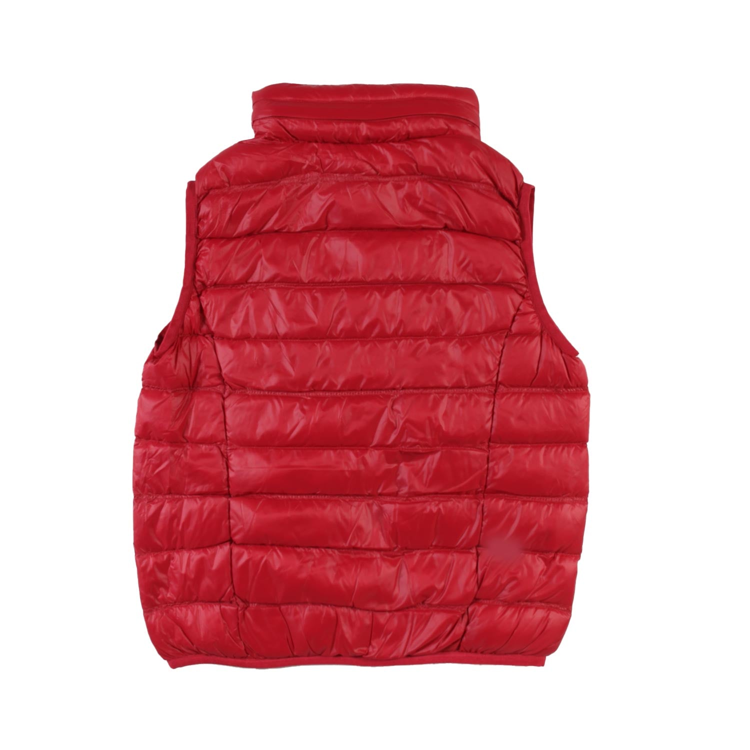Piumino gilet Core Identity rosso con logo nero - annameglio.com abbigliamento moda