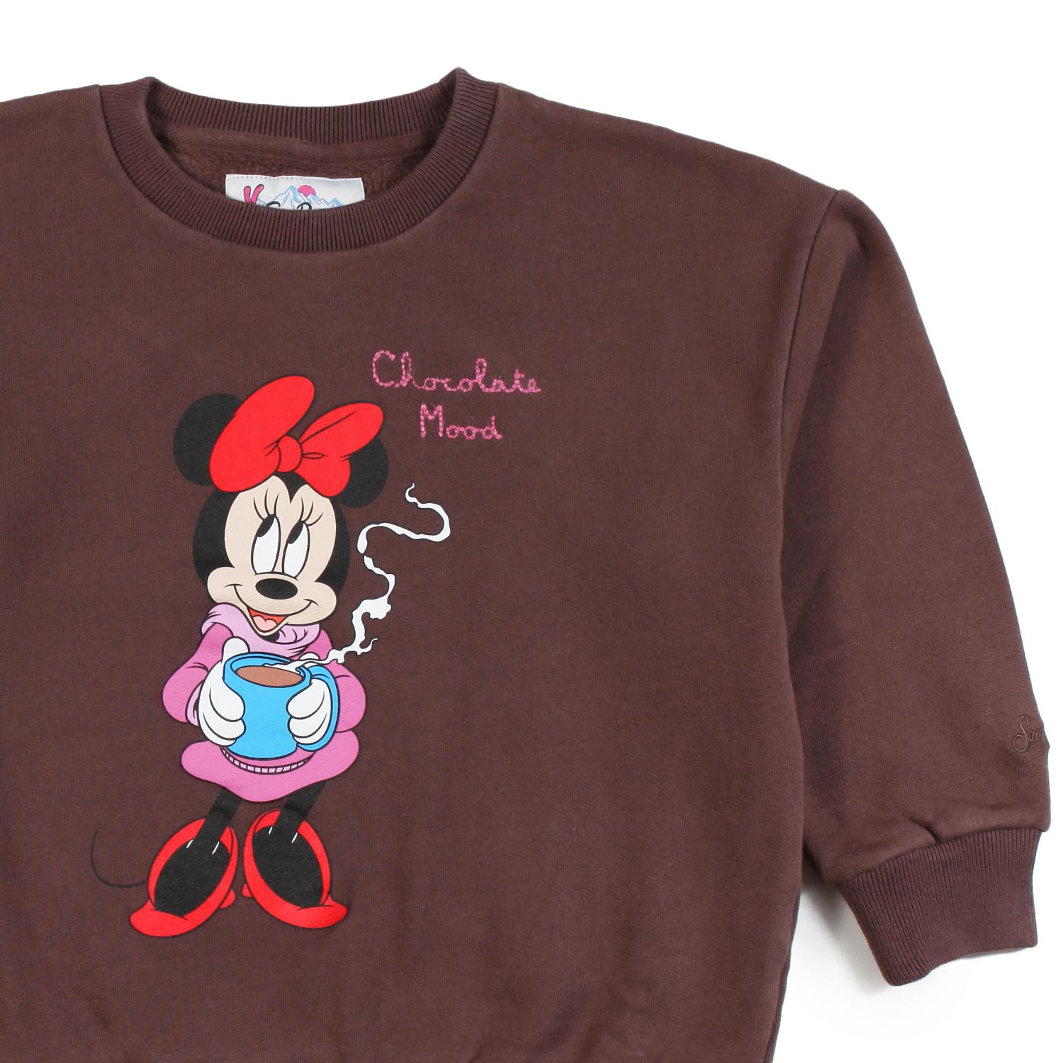 Felpa Minnie Choco Mood marrone Bambina - annameglio.com abbigliamento moda