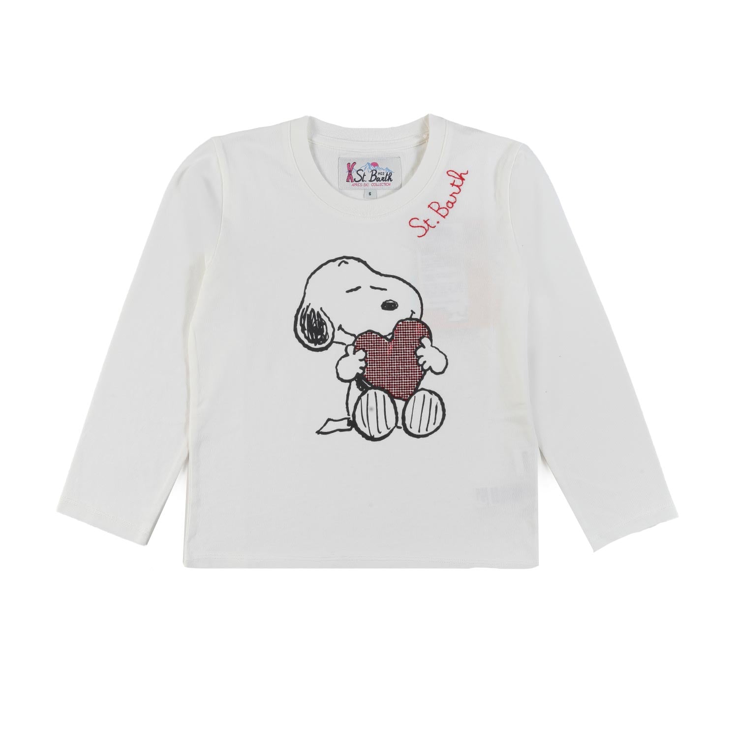 T-shirt MC2 Snoopy Heart bianca Bambina - annameglio.com abbigliamento moda