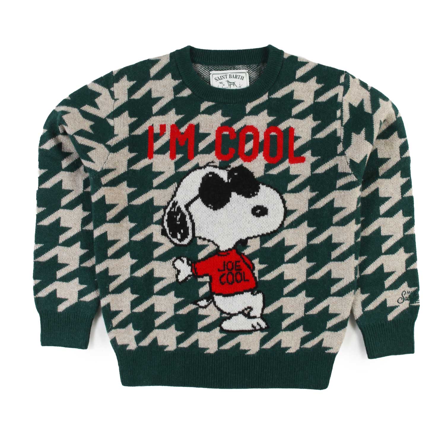 Maglione MC2 Snoopy Cool verde e beige - annameglio.com abbigliamento moda