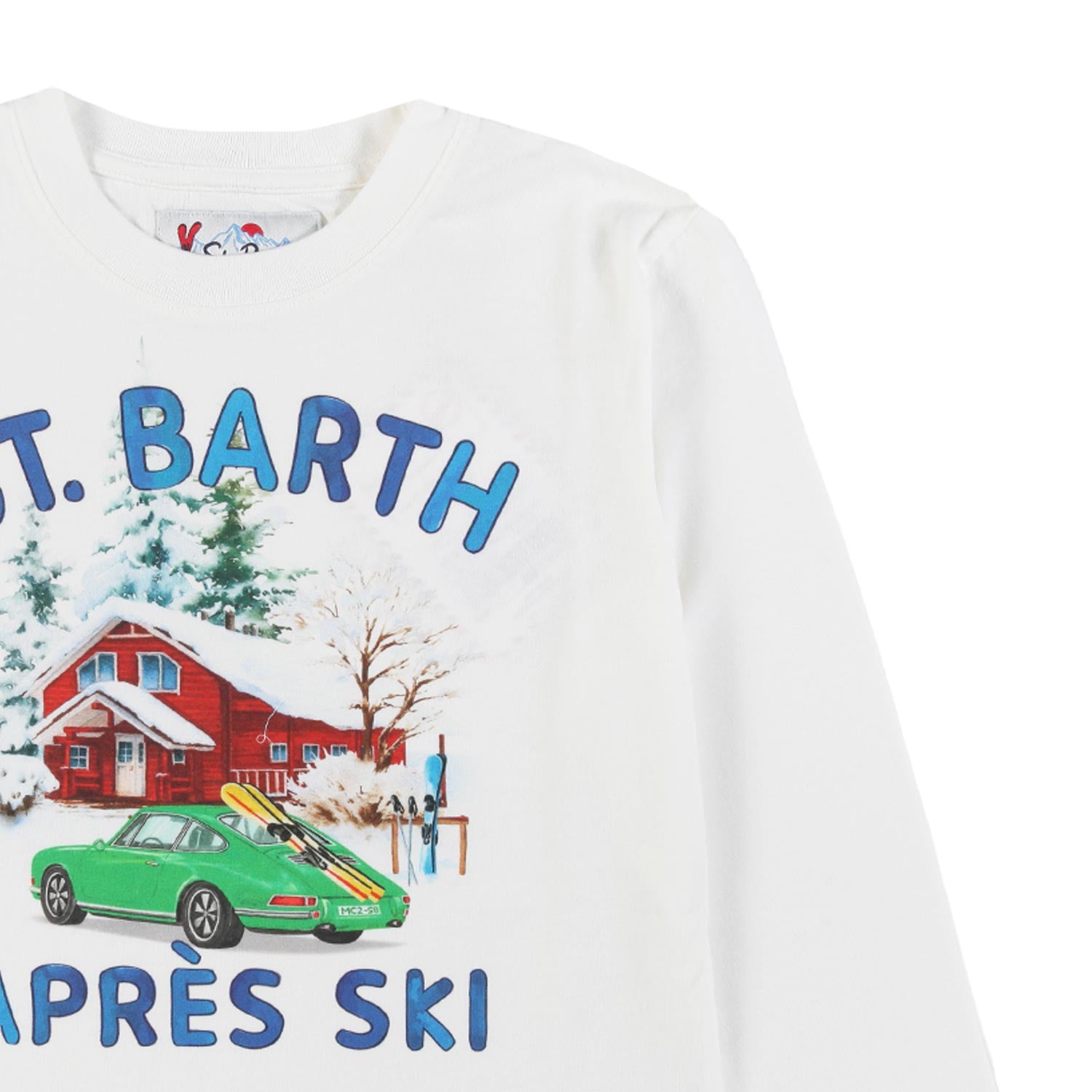 T-shirt MC2 Luton Car bianca Bambino e Ragazzo - annameglio.com abbigliamento moda