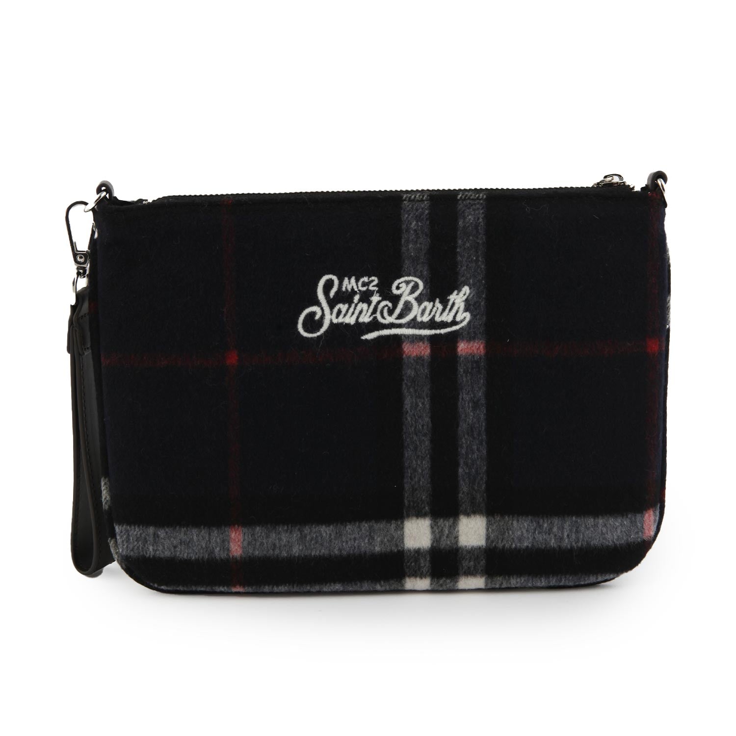 Borsetta a mano Parisienne Tartan Big blu navy - annameglio.com abbigliamento moda