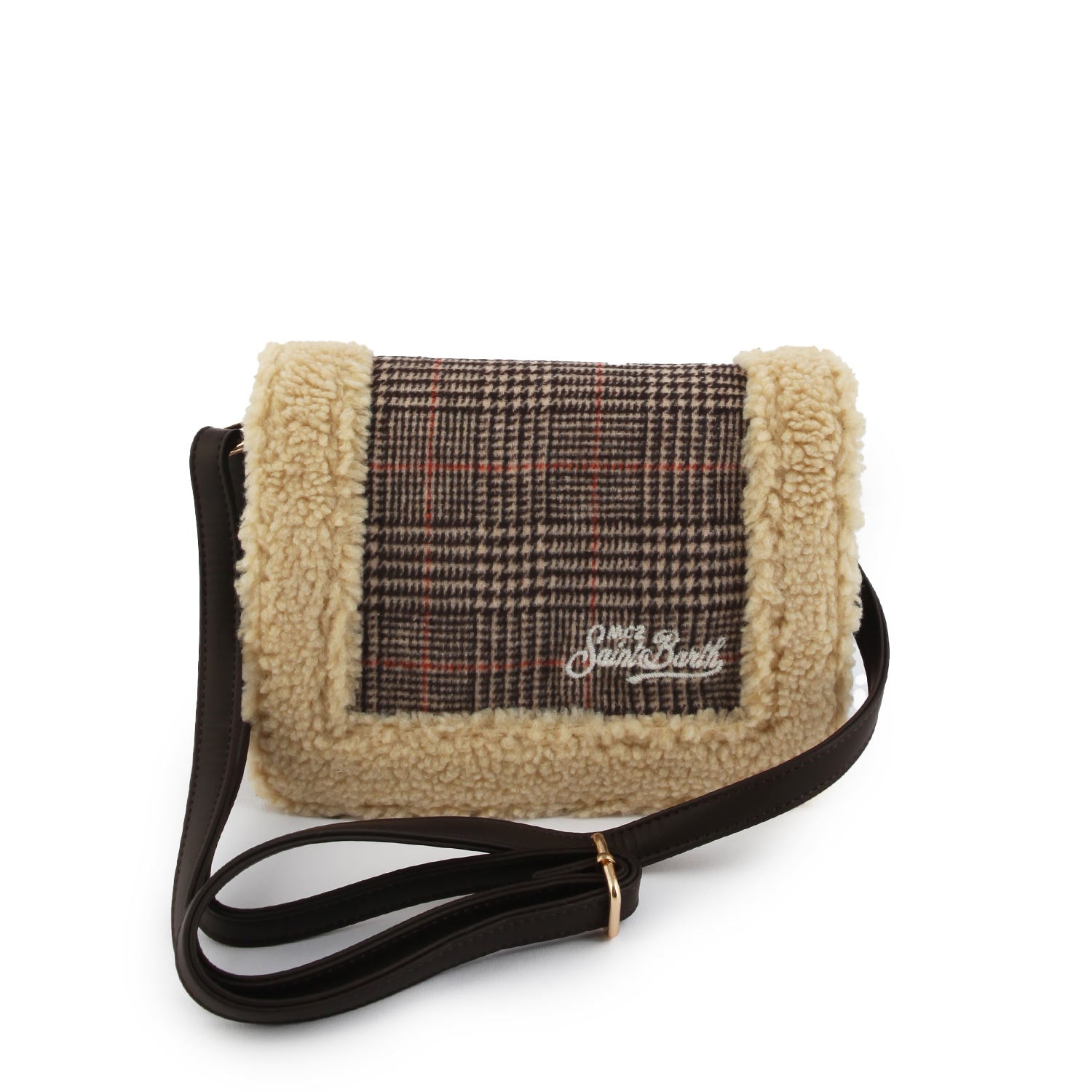 Borsetta Shearly Mutton Galles marrone e beige - annameglio.com abbigliamento moda