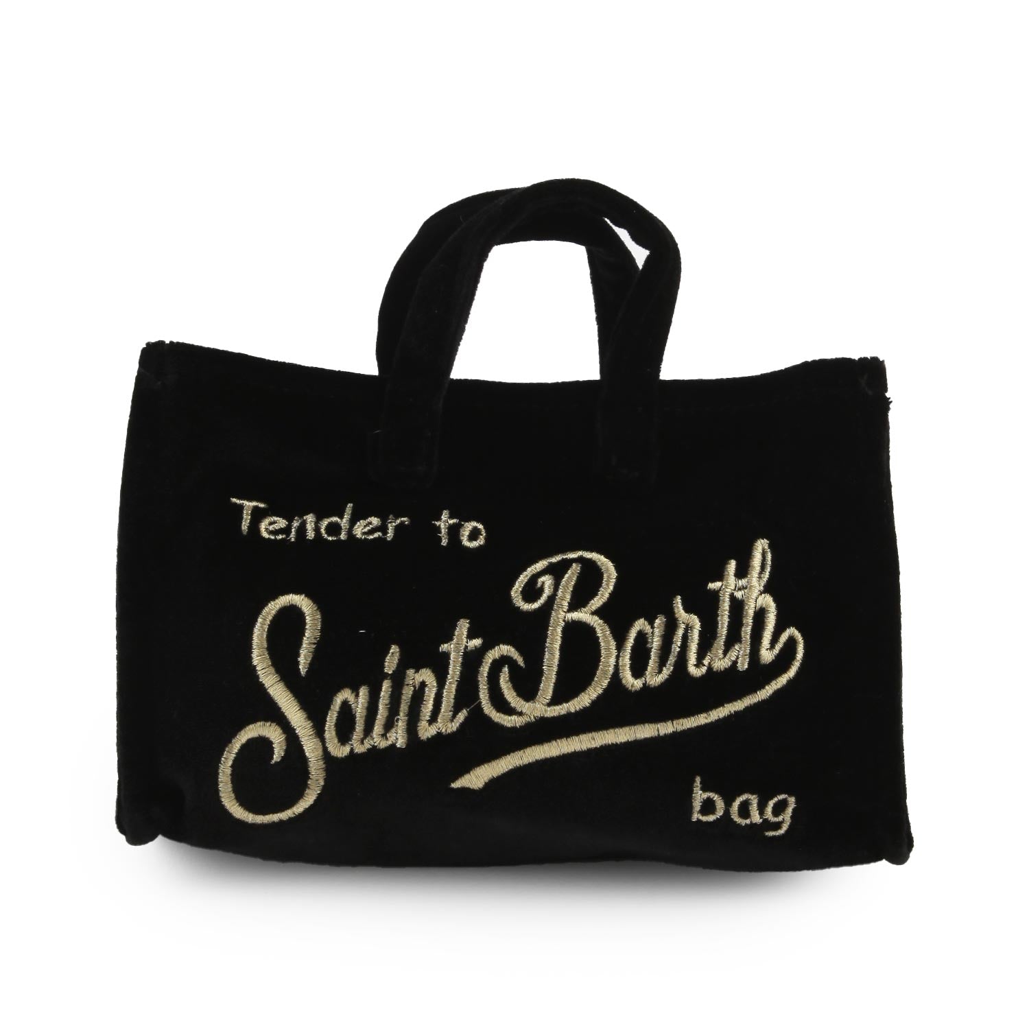 Borsettina portacellulare velvet nera e oro - annameglio.com abbigliamento moda