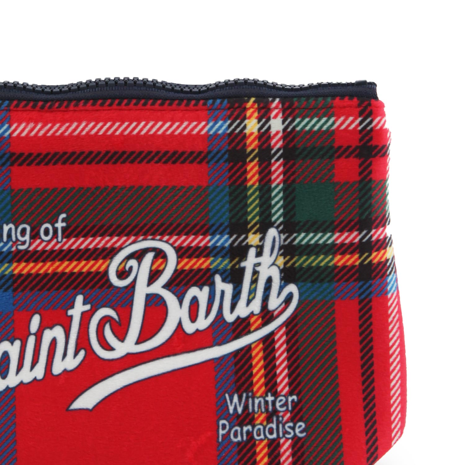 Pochette Aline Tartan rossa e multicolor - annameglio.com abbigliamento moda