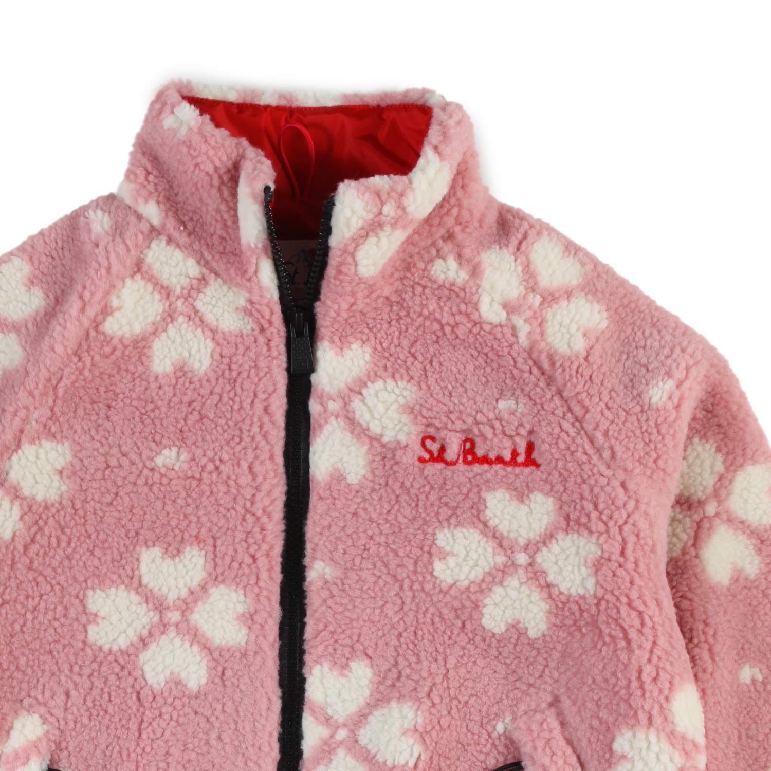 Giacca sherpa MC2 Hello Kitty rosa e panna Bambina - annameglio.com abbigliamento moda