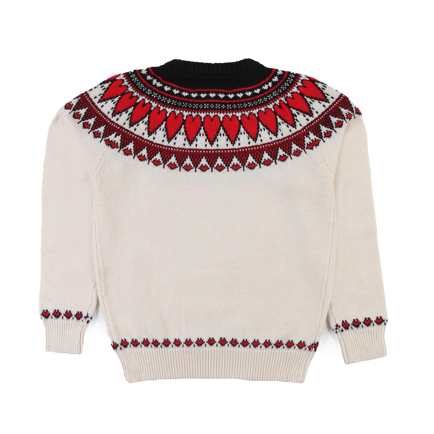 Maglione MC2 Princess panna, rosso e nero - annameglio.com abbigliamento moda