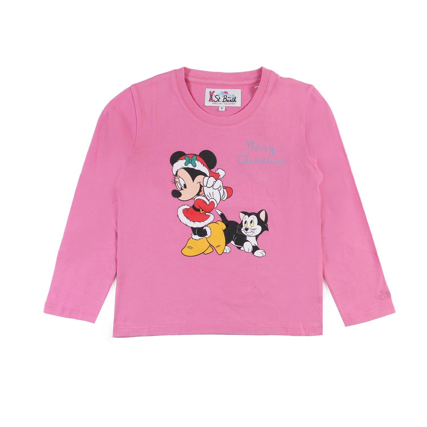 T-shirt natalizia MC2 Minnie rosa Bambina - annameglio.com abbigliamento moda