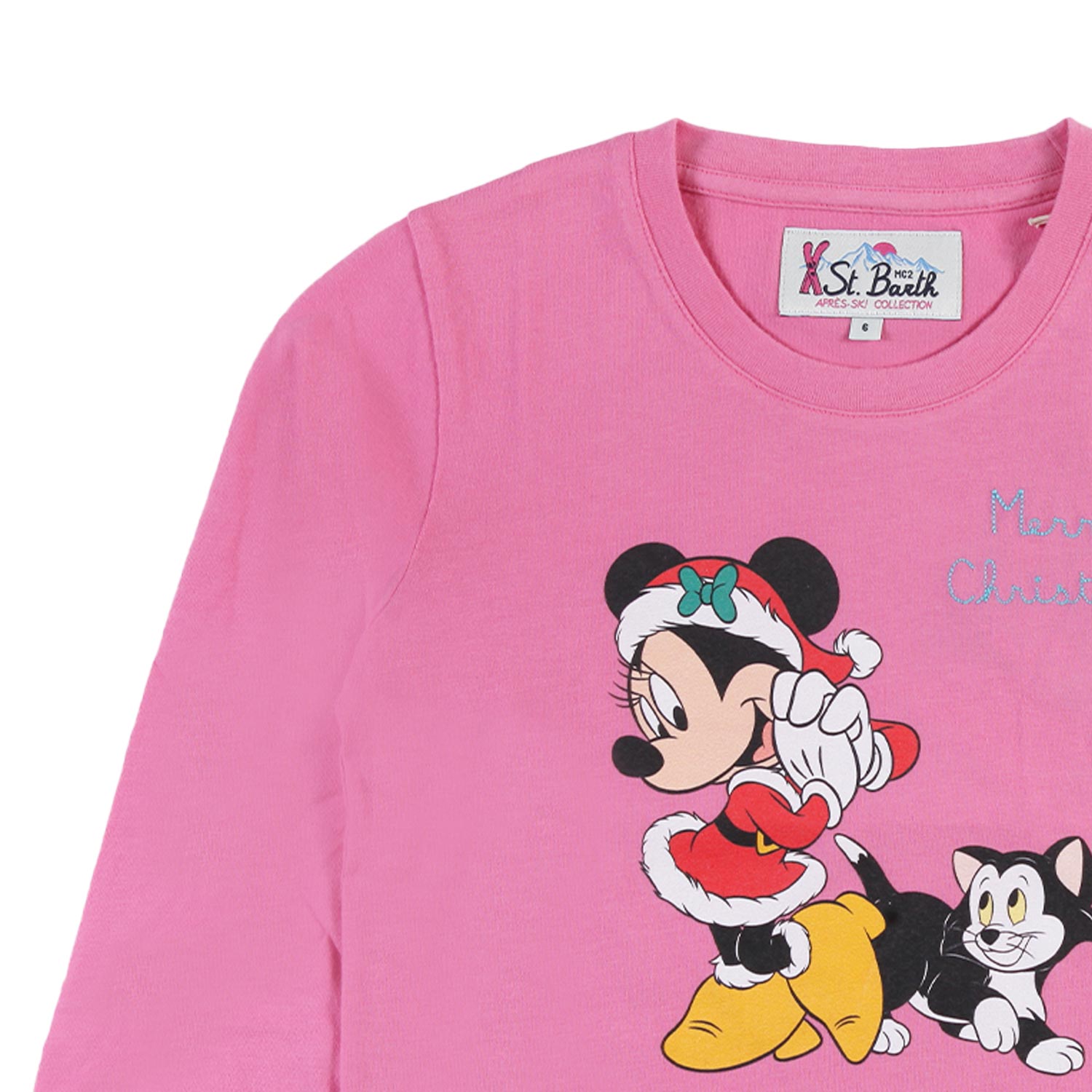 T-shirt natalizia MC2 Minnie rosa Bambina - annameglio.com abbigliamento moda