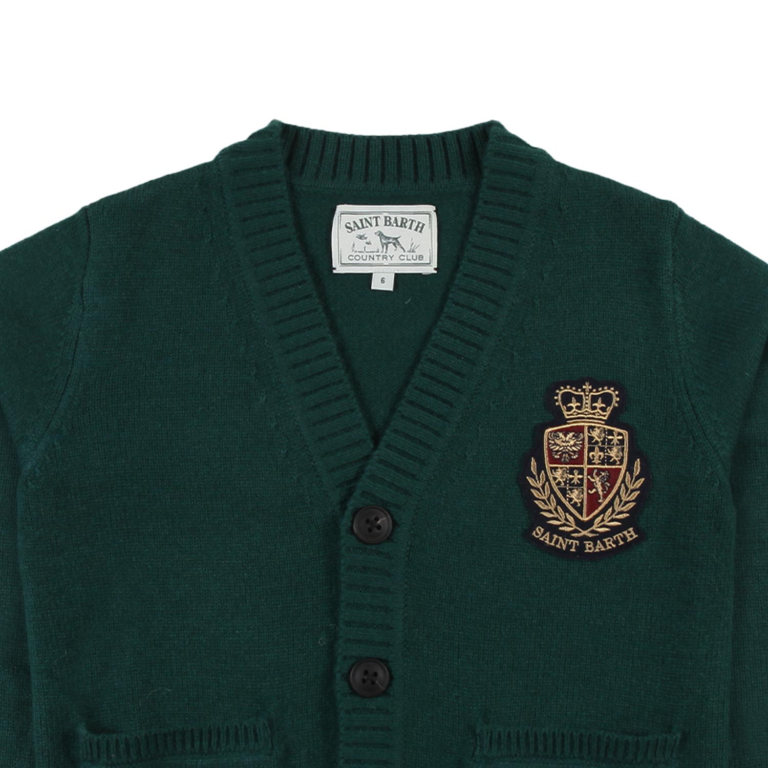 Cardigan MC2 Varsity verde Bambino e Ragazzo - annameglio.com abbigliamento moda