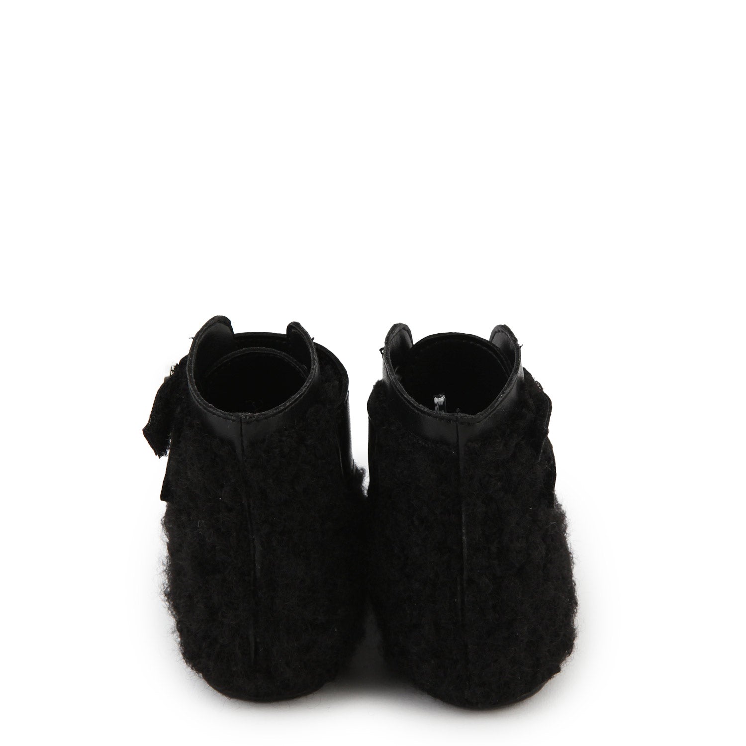 MINI STIVALETTO BALMAIN IN PELLE NERO NEONATA - annameglio.com abbigliamento moda