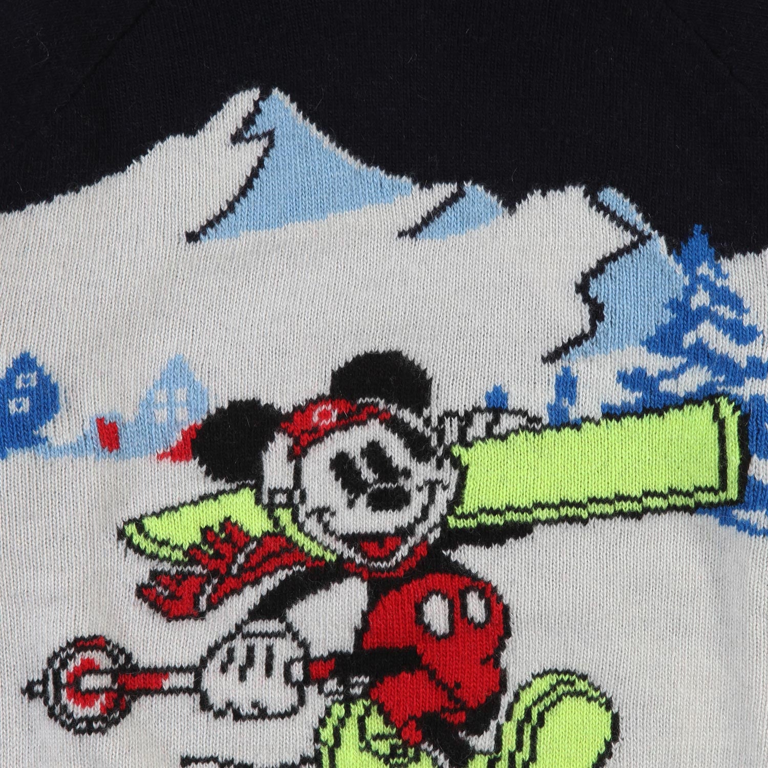 Maglione MC2 Mickey Ski Club blu navy e multicolor - annameglio.com abbigliamento moda