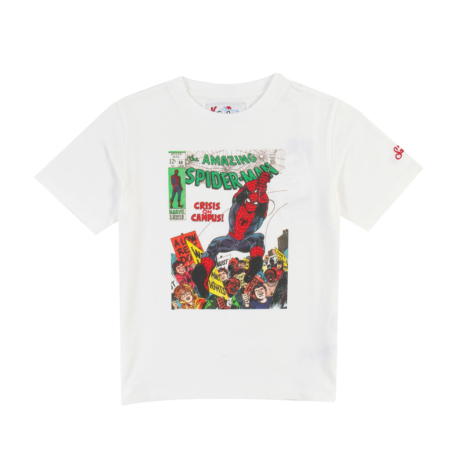 T-shirt MC2 Spiderman Cover bianca Bambino Bambina - annameglio.com abbigliamento moda