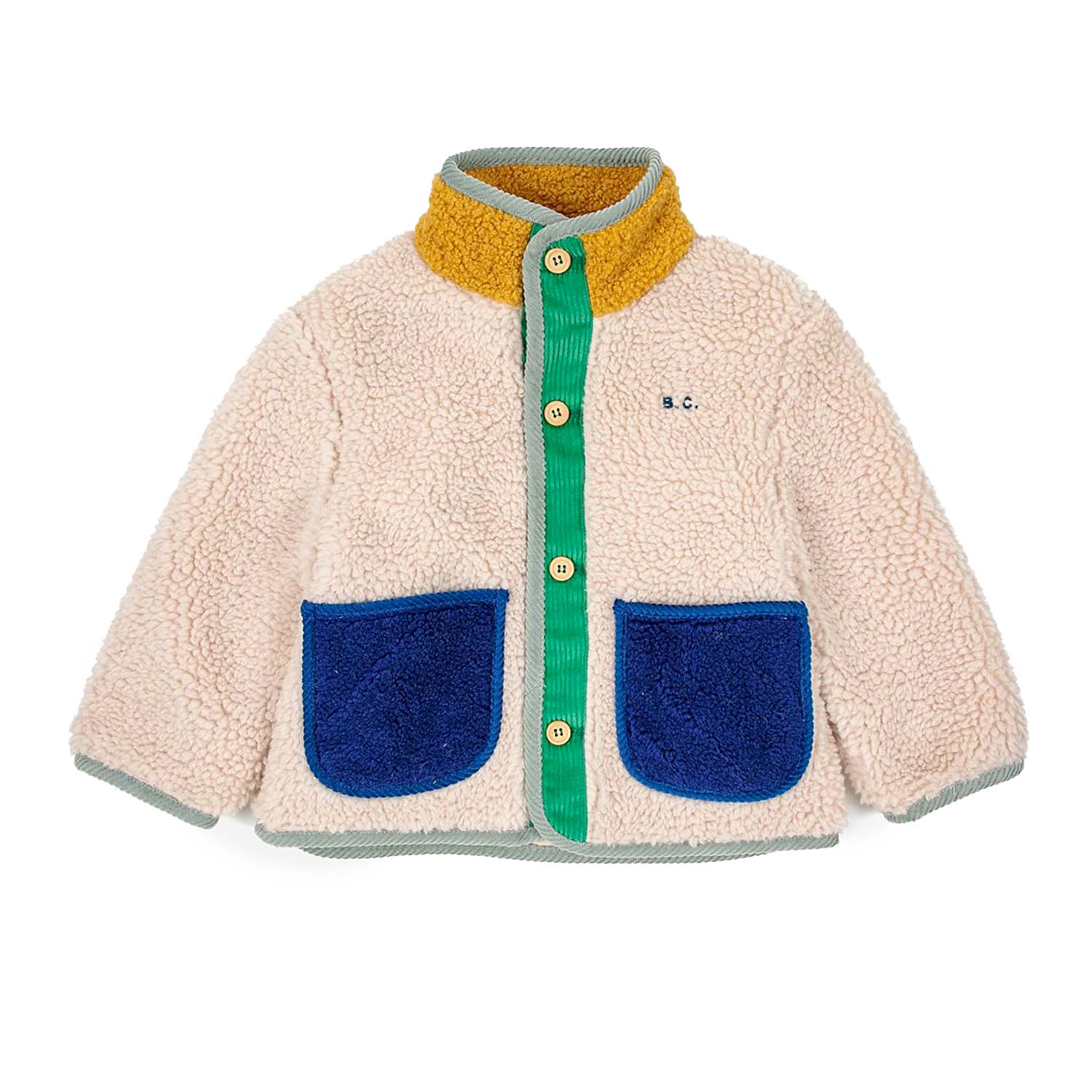 Giacca teddy BC panna e multicolor Bimbo e Bimba - annameglio.com abbigliamento moda
