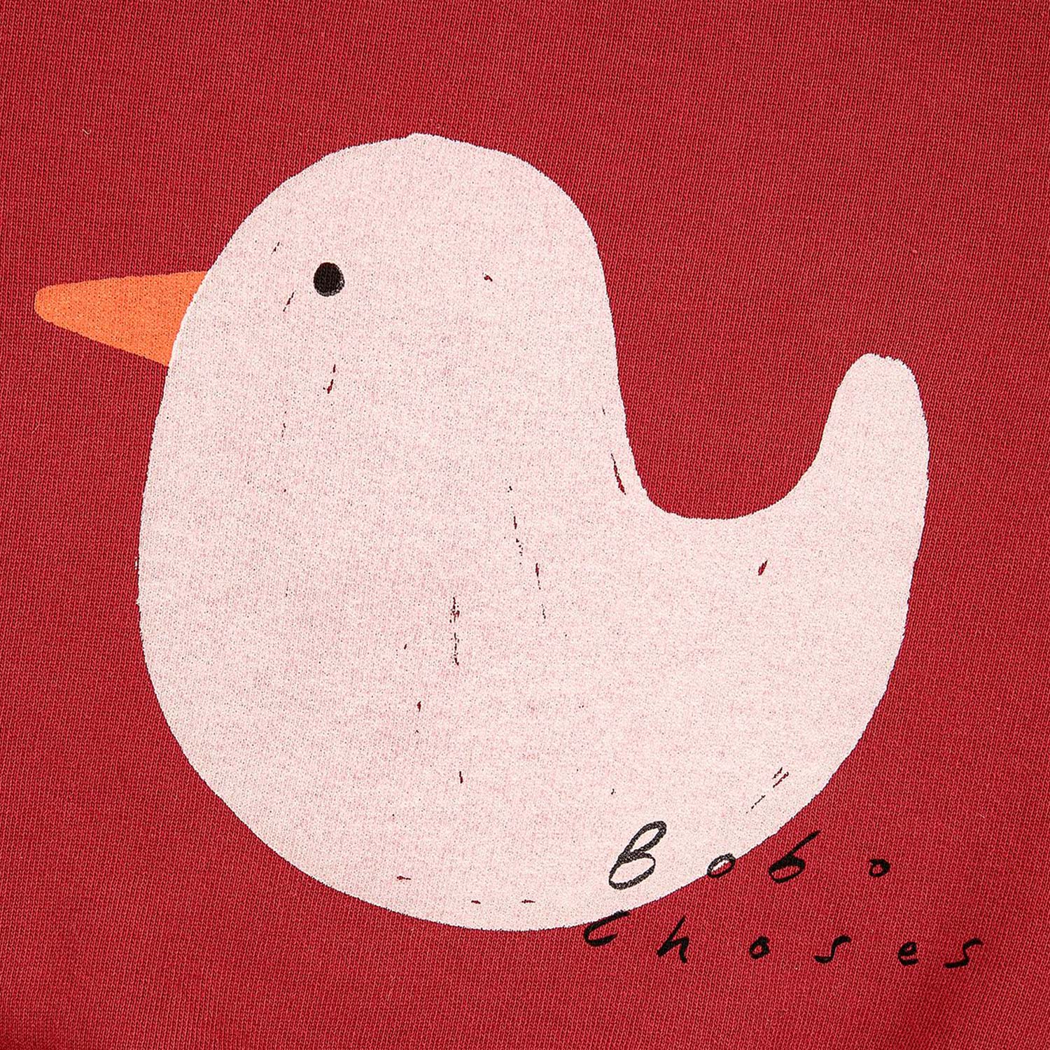 Felpa Rubber Duck rosso bordeaux Bambino e Bambina - annameglio.com abbigliamento moda