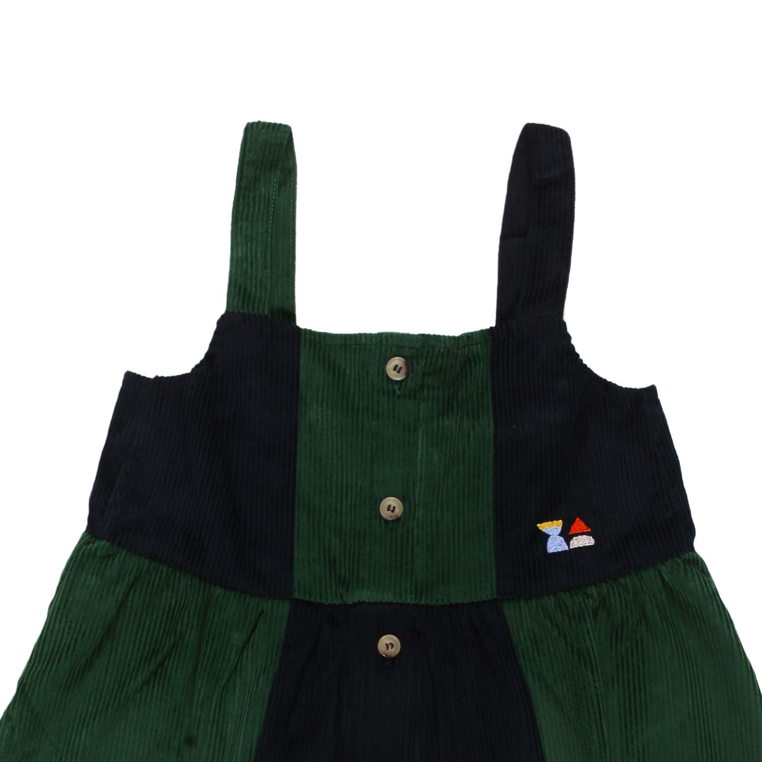 Abito Funny Friends verde e blu navy Bambina - annameglio.com abbigliamento moda