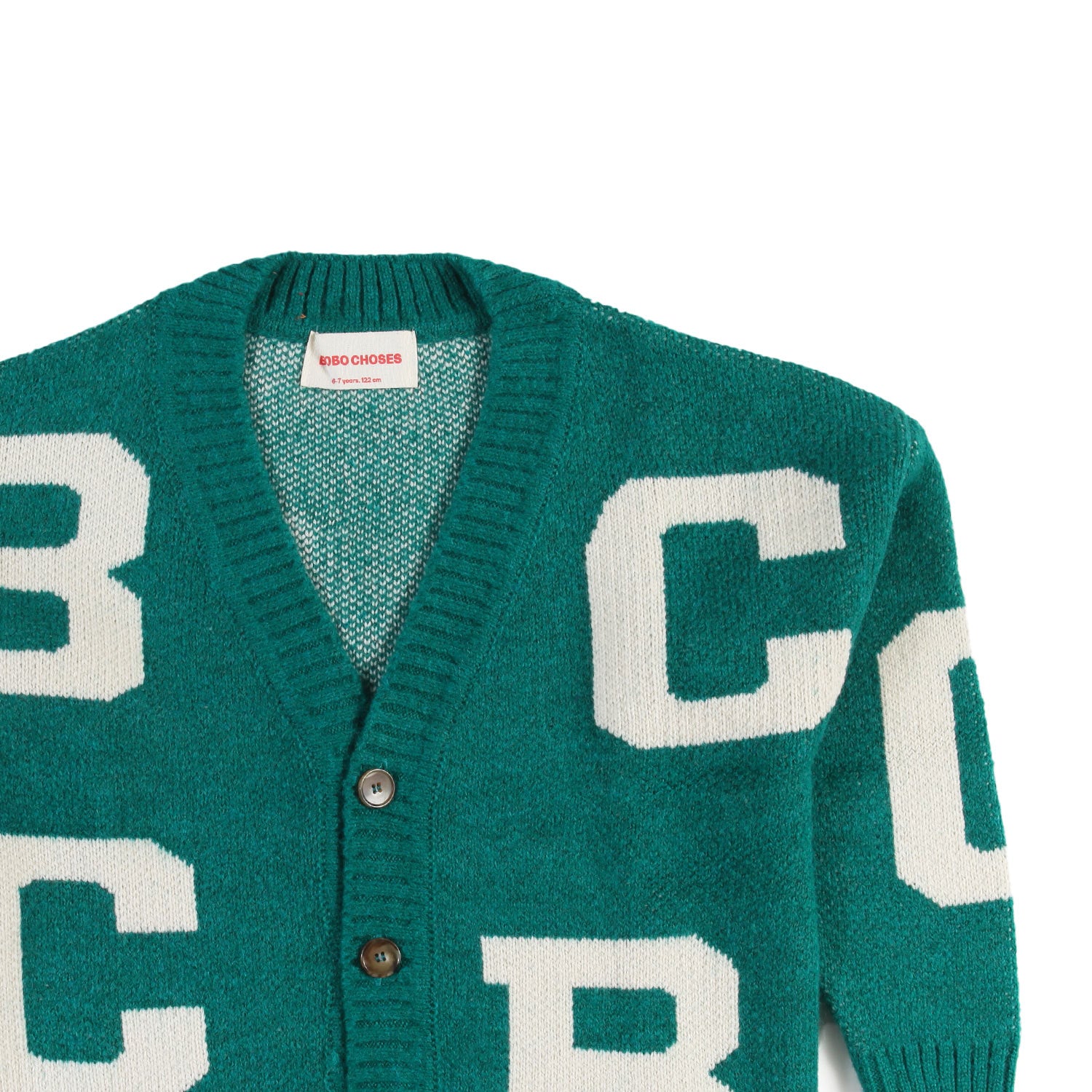 Cardigan BC verde e panna Bambino e Bambina - annameglio.com abbigliamento moda