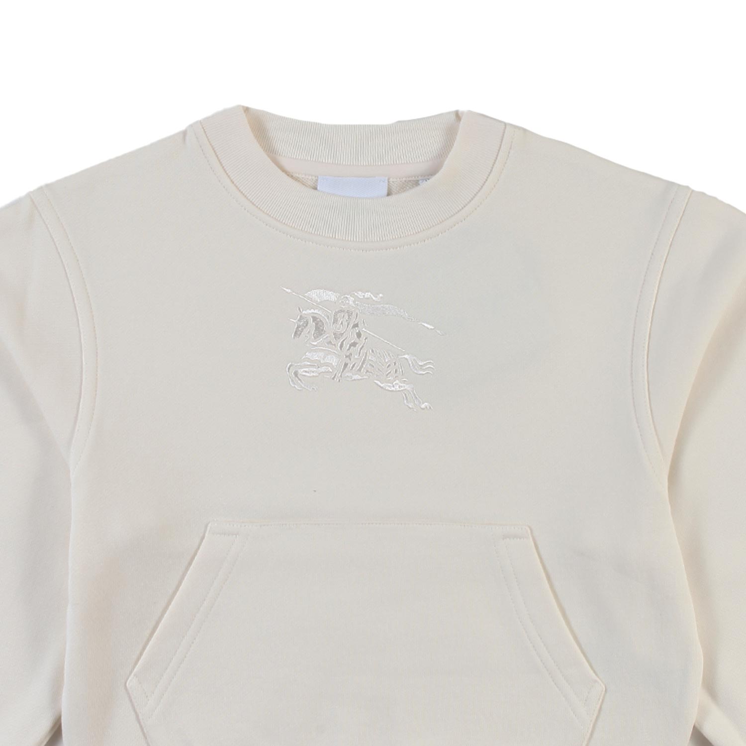 Felpa Burberry crema pallido Bambina e Ragazza - annameglio.com abbigliamento moda