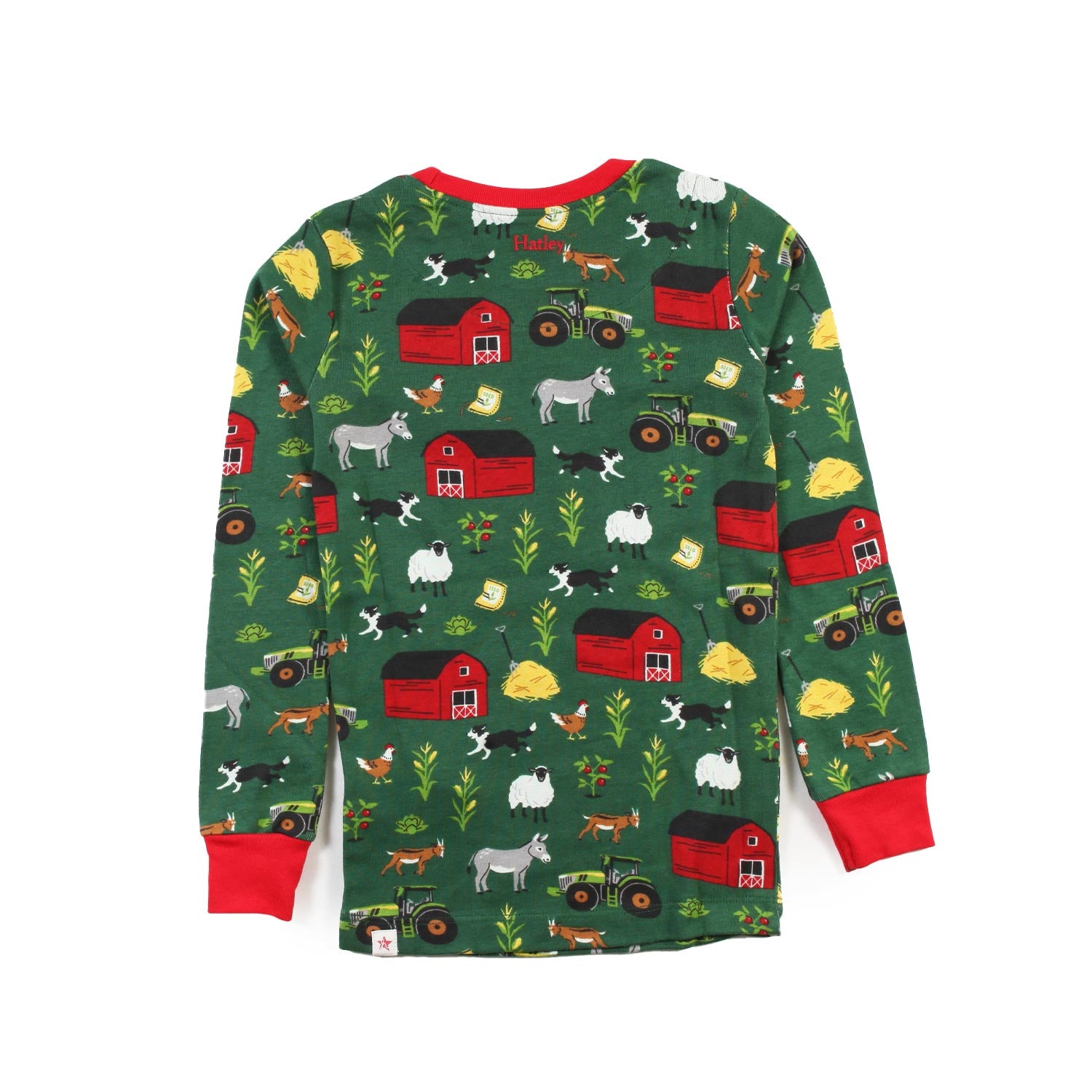 Pigiama fattoria Hatley verde e multicolor bambino - annameglio.com abbigliamento moda