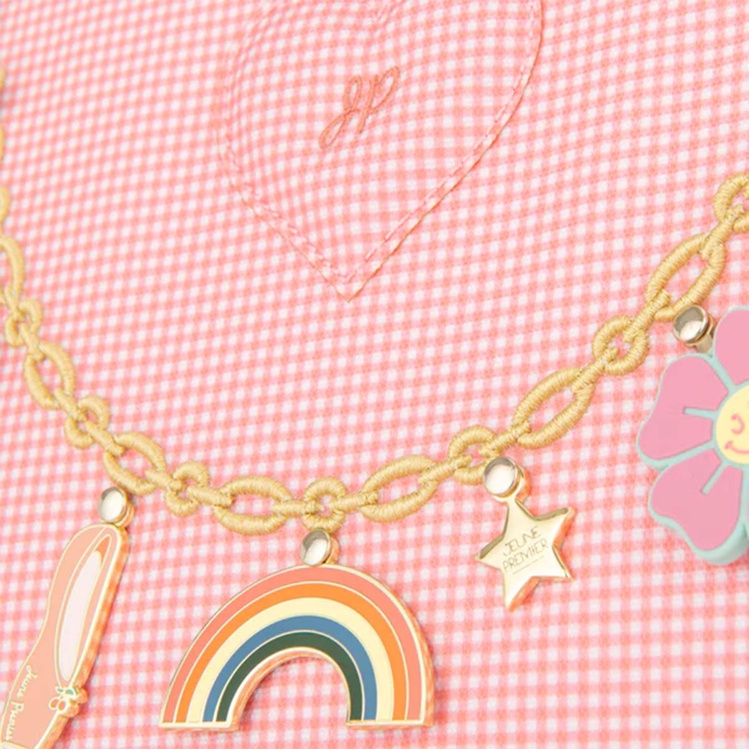 Cartella Vichy Love midi rosa e bianca - annameglio.com abbigliamento moda