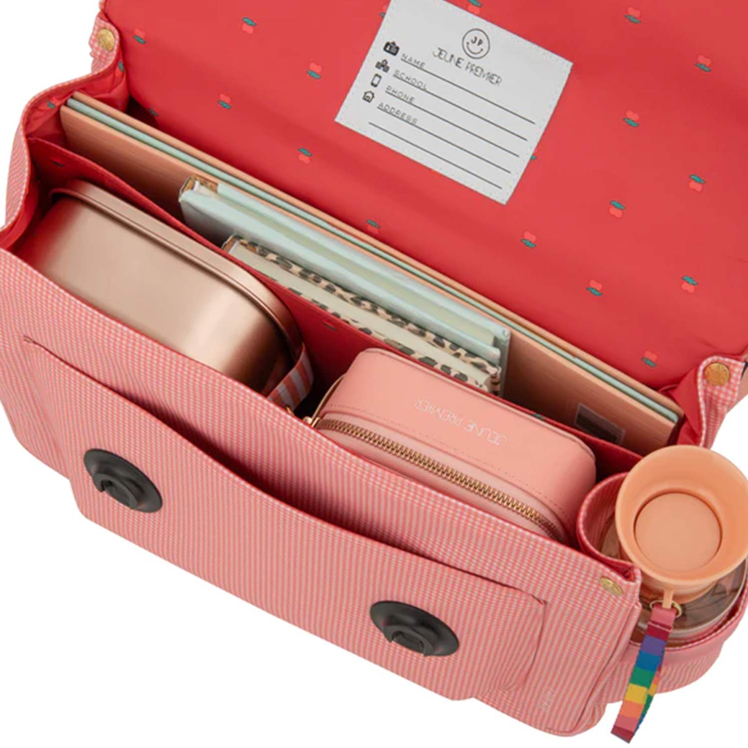 Cartella Vichy Love midi rosa e bianca - annameglio.com abbigliamento moda