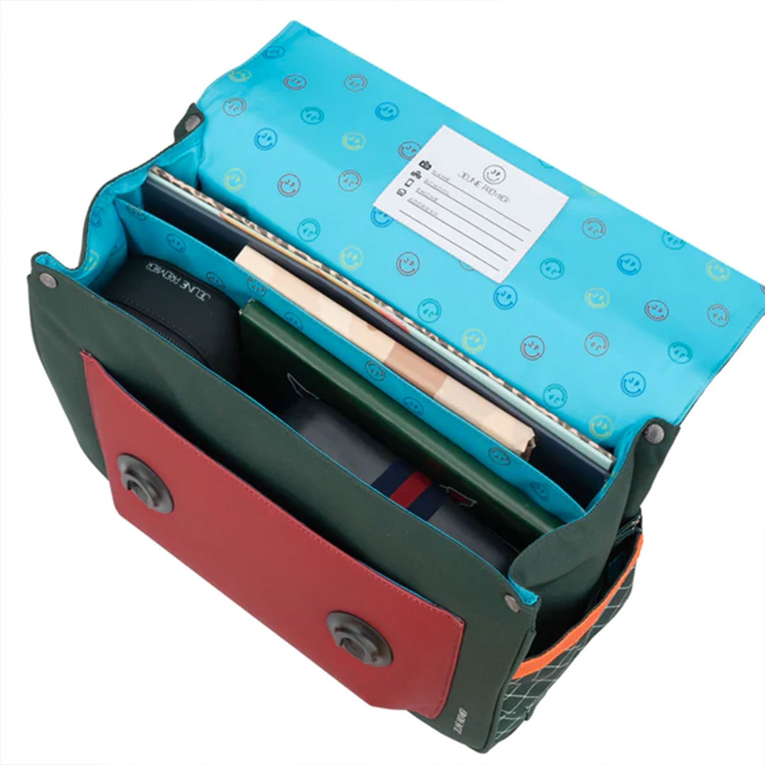 Cartella MVP midi blu, verde e amaranto - annameglio.com abbigliamento moda