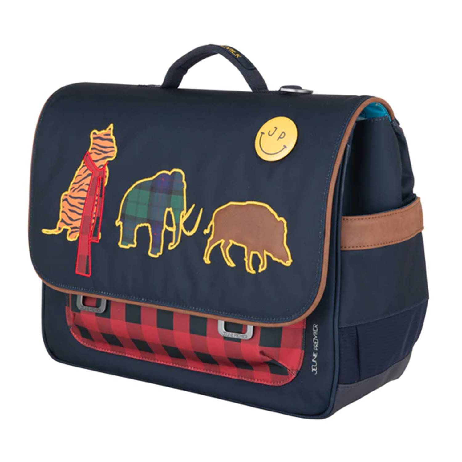 Cartella Tartans midi blu e multicolor - annameglio.com abbigliamento moda