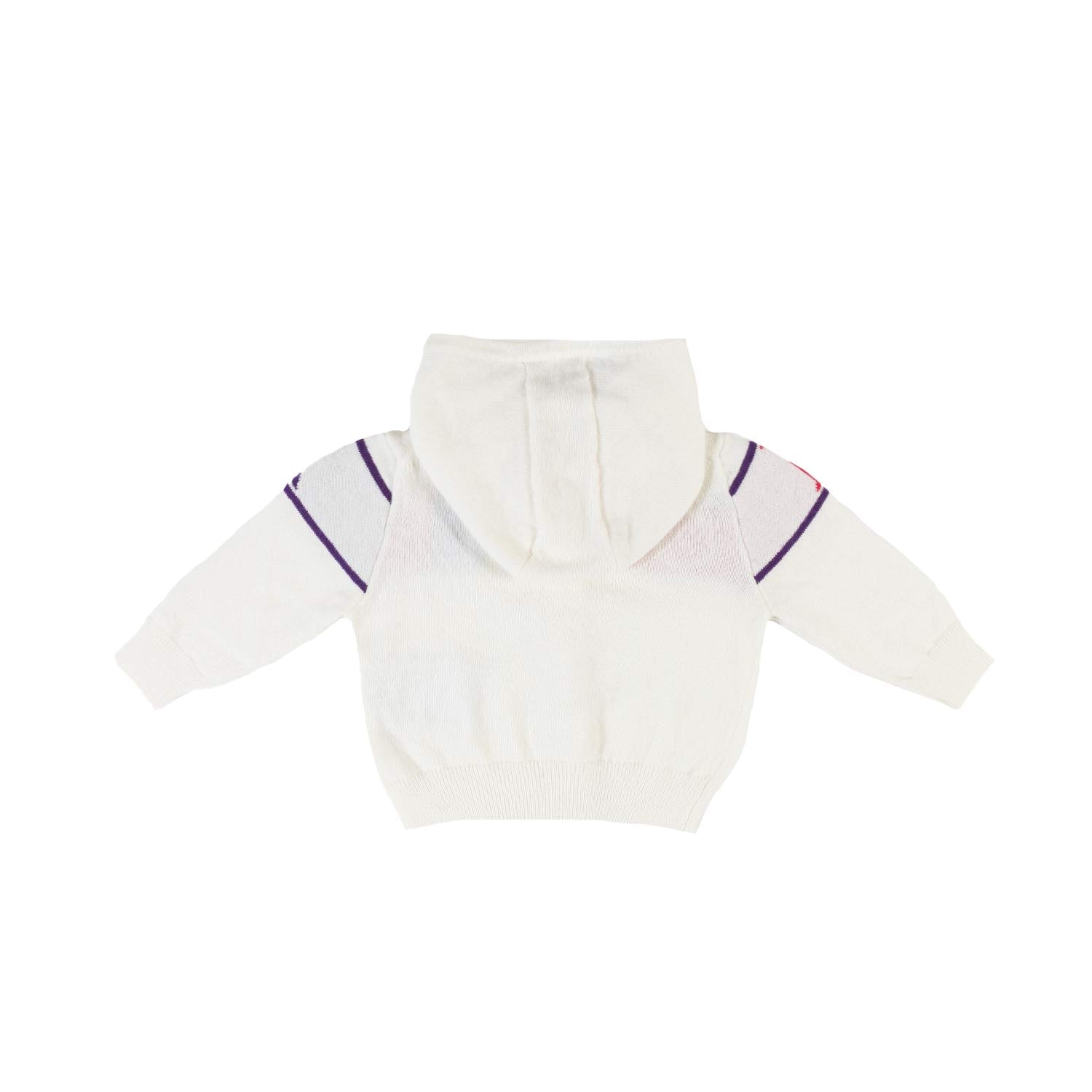 Cardigan bianco con cappuccio Bimba e Neonata - annameglio.com abbigliamento moda