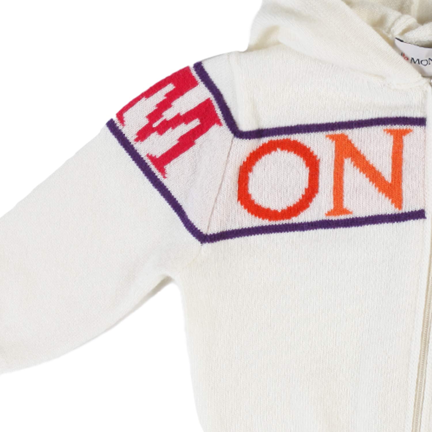 Cardigan bianco con cappuccio Bimba e Neonata - annameglio.com abbigliamento moda