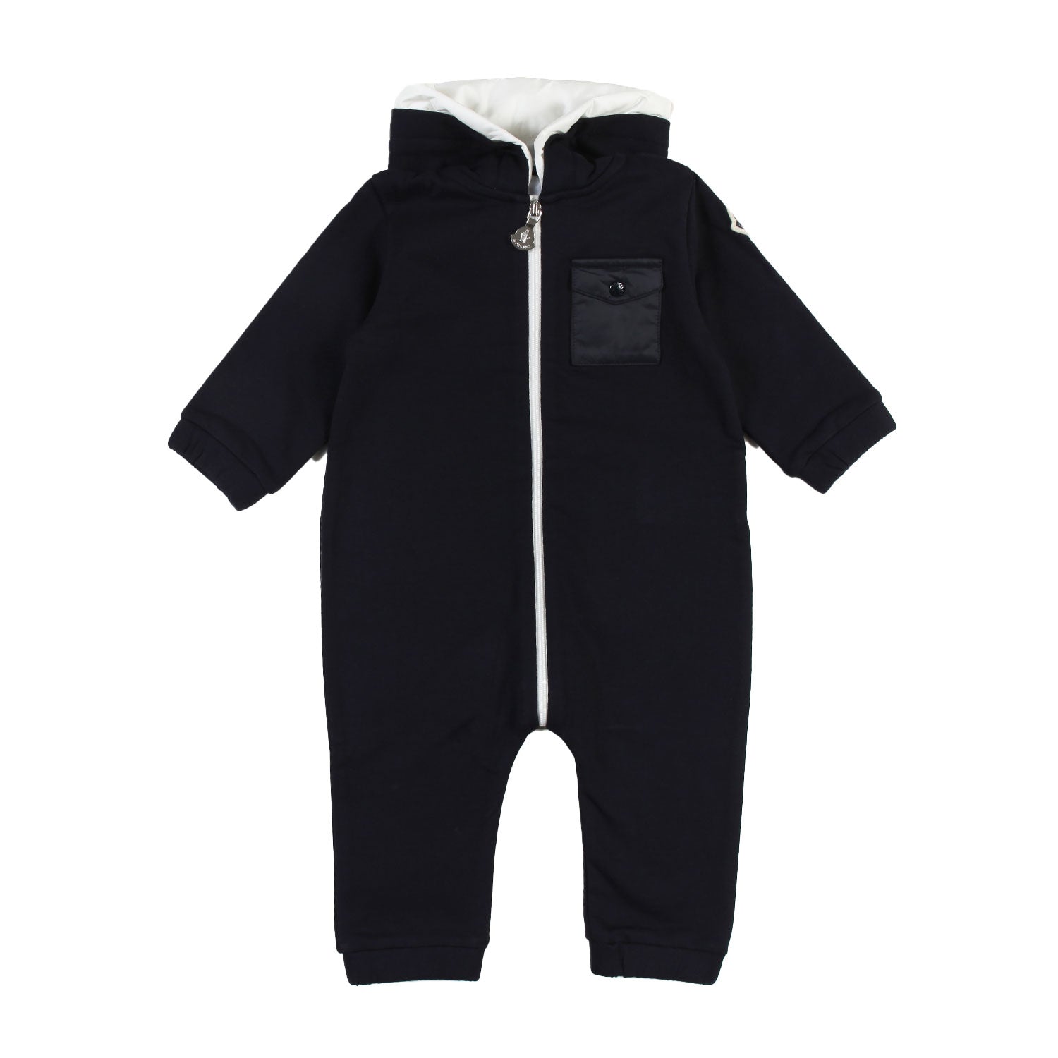 Tutina felpa Moncler blu Bimbo e Bimba - annameglio.com abbigliamento moda