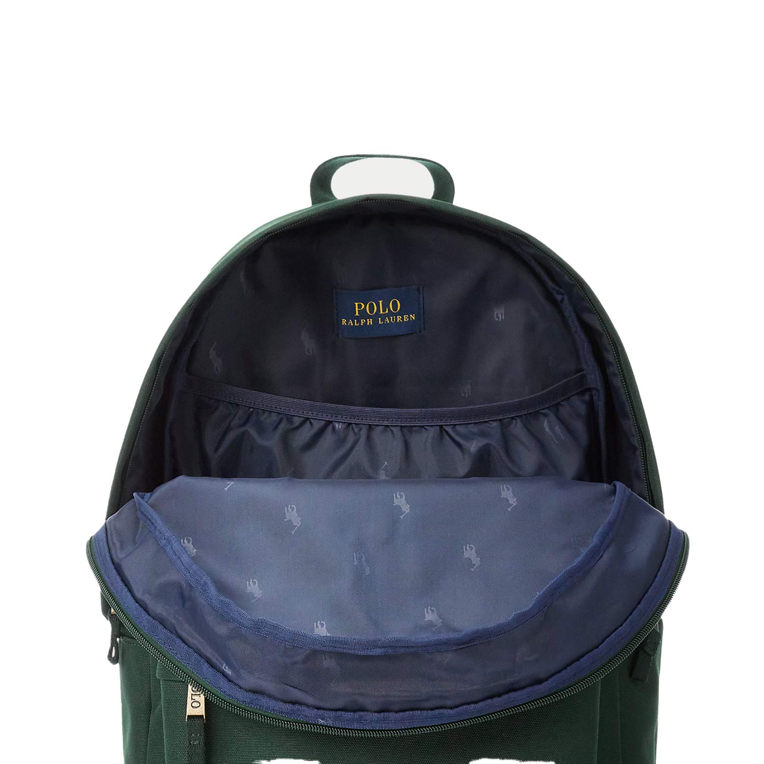 Zaino verde con pony Ralph Lauren rosso - annameglio.com abbigliamento moda