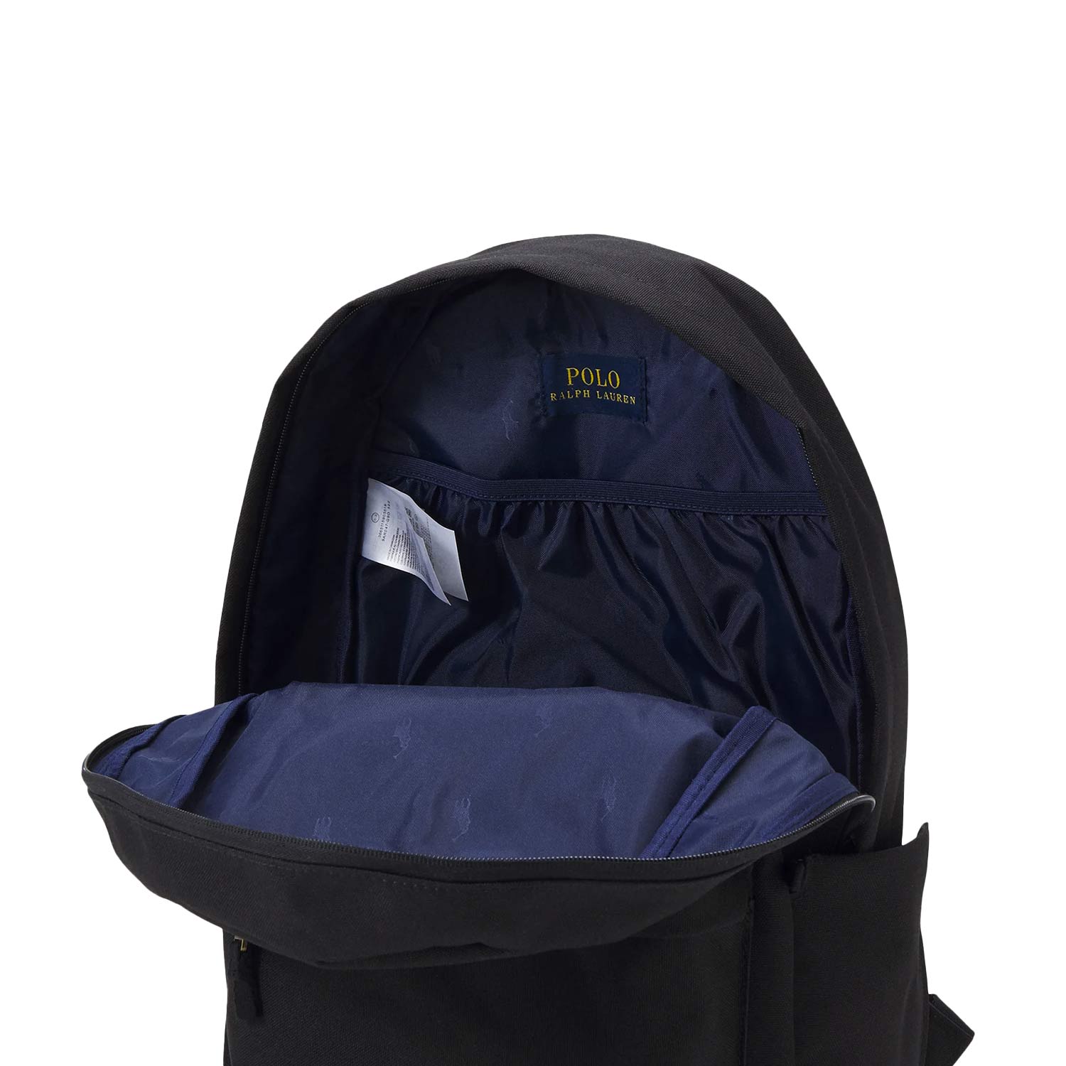 Zaino nero con pony Ralph Lauren bianco - annameglio.com abbigliamento moda