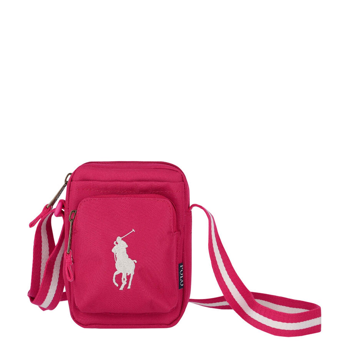 Borsetta tracolla Big Pony fucsia e bianca - annameglio.com abbigliamento moda