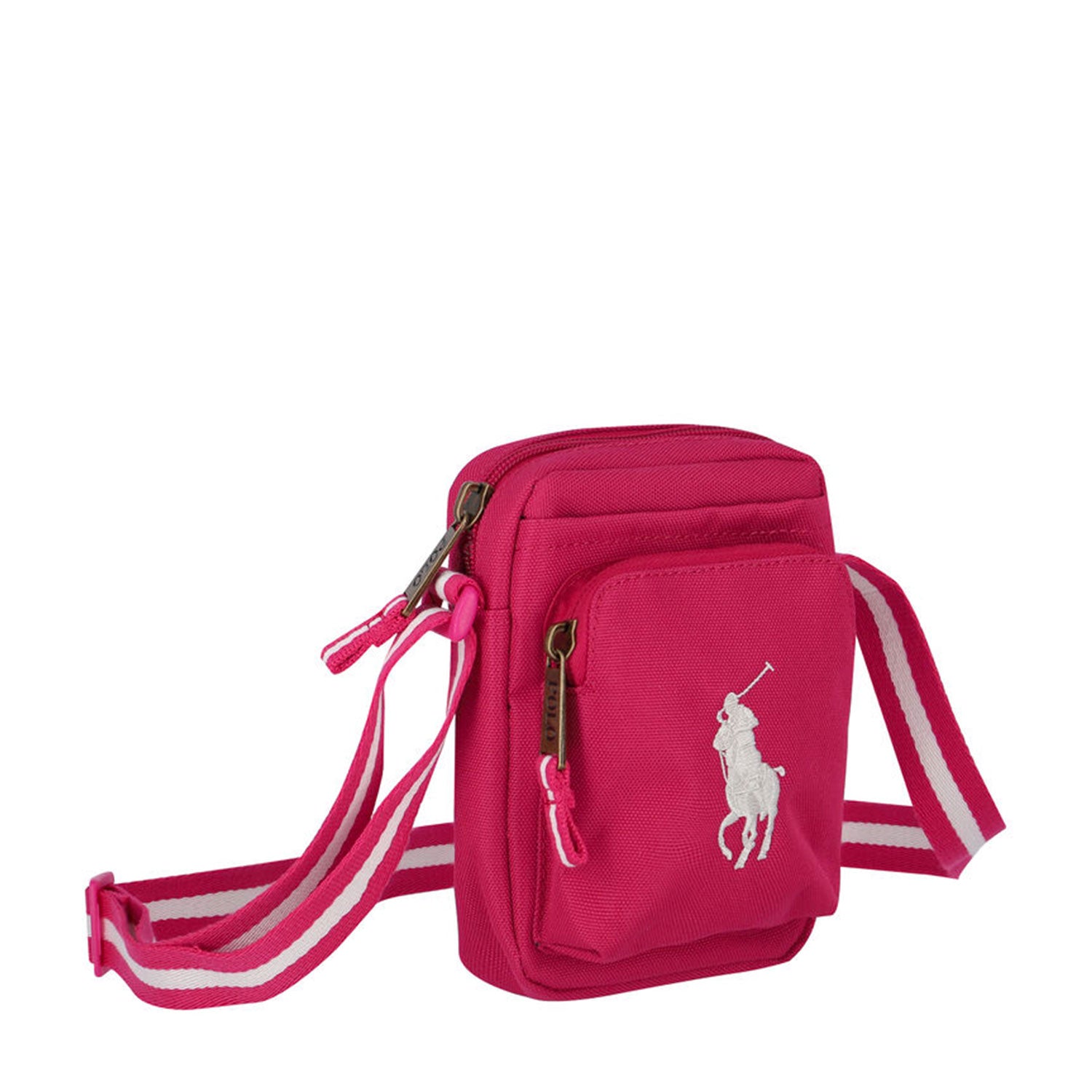 Borsetta tracolla Big Pony fucsia e bianca - annameglio.com abbigliamento moda
