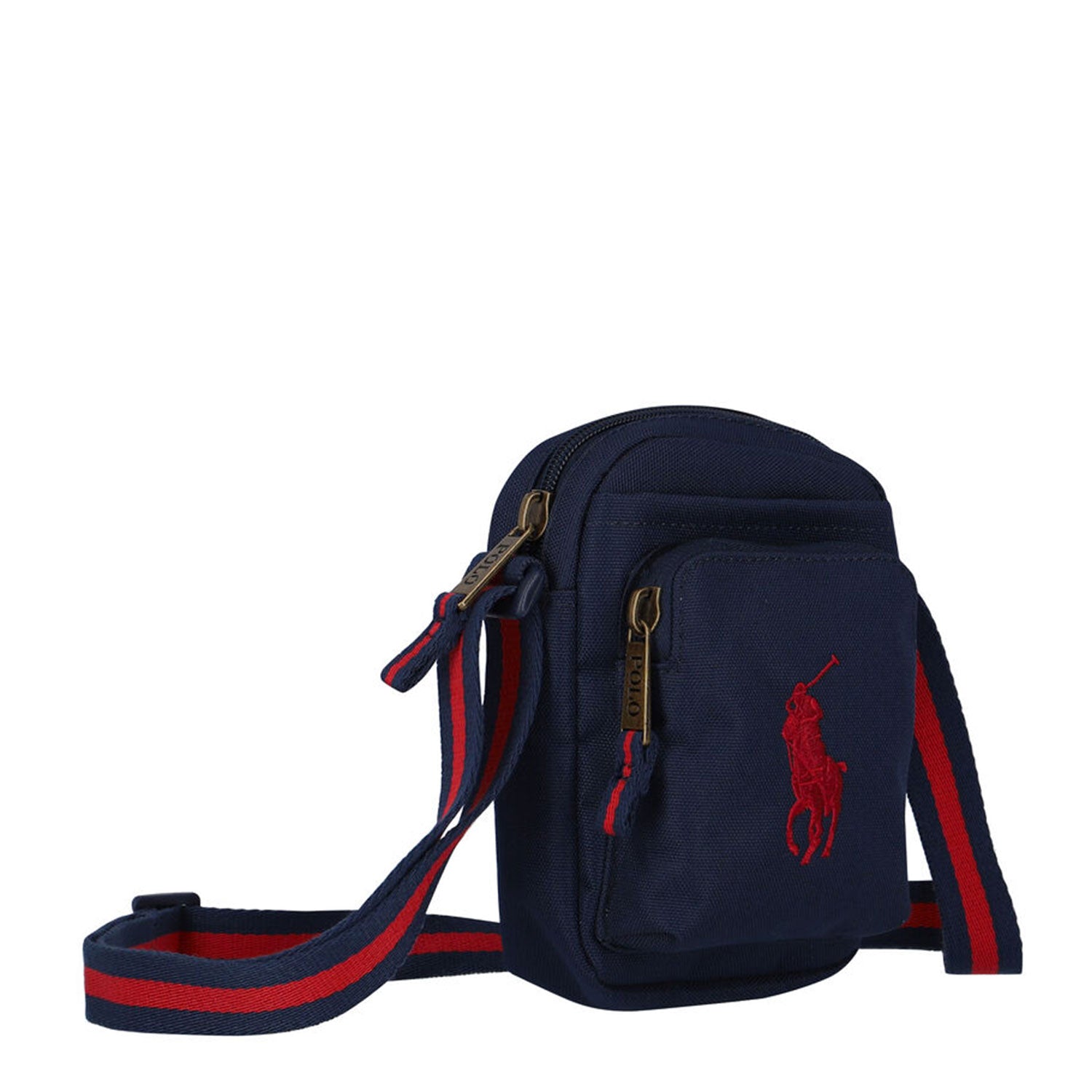 Borsetta tracolla Big Pony blu navy e rossa - annameglio.com abbigliamento moda