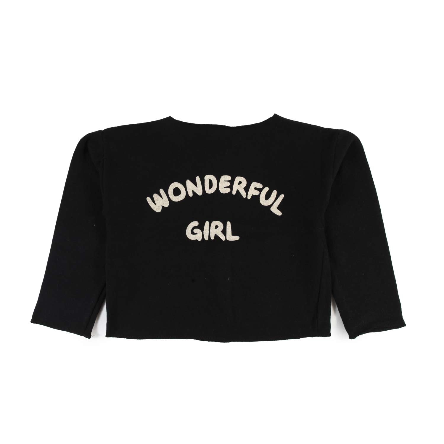 Cardigan interlock Babe and Tess nero Bambina - annameglio.com abbigliamento moda