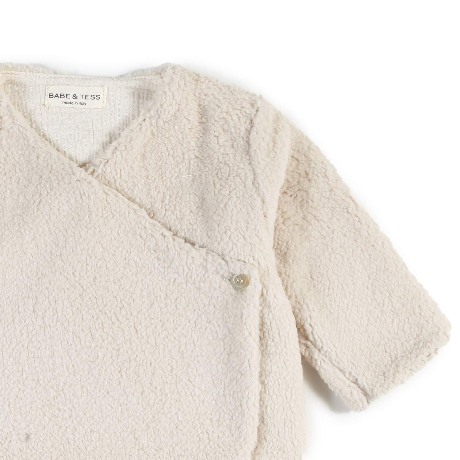 Cappottino teddy Babe and Tess panna Bimbo e Bimba - annameglio.com abbigliamento moda