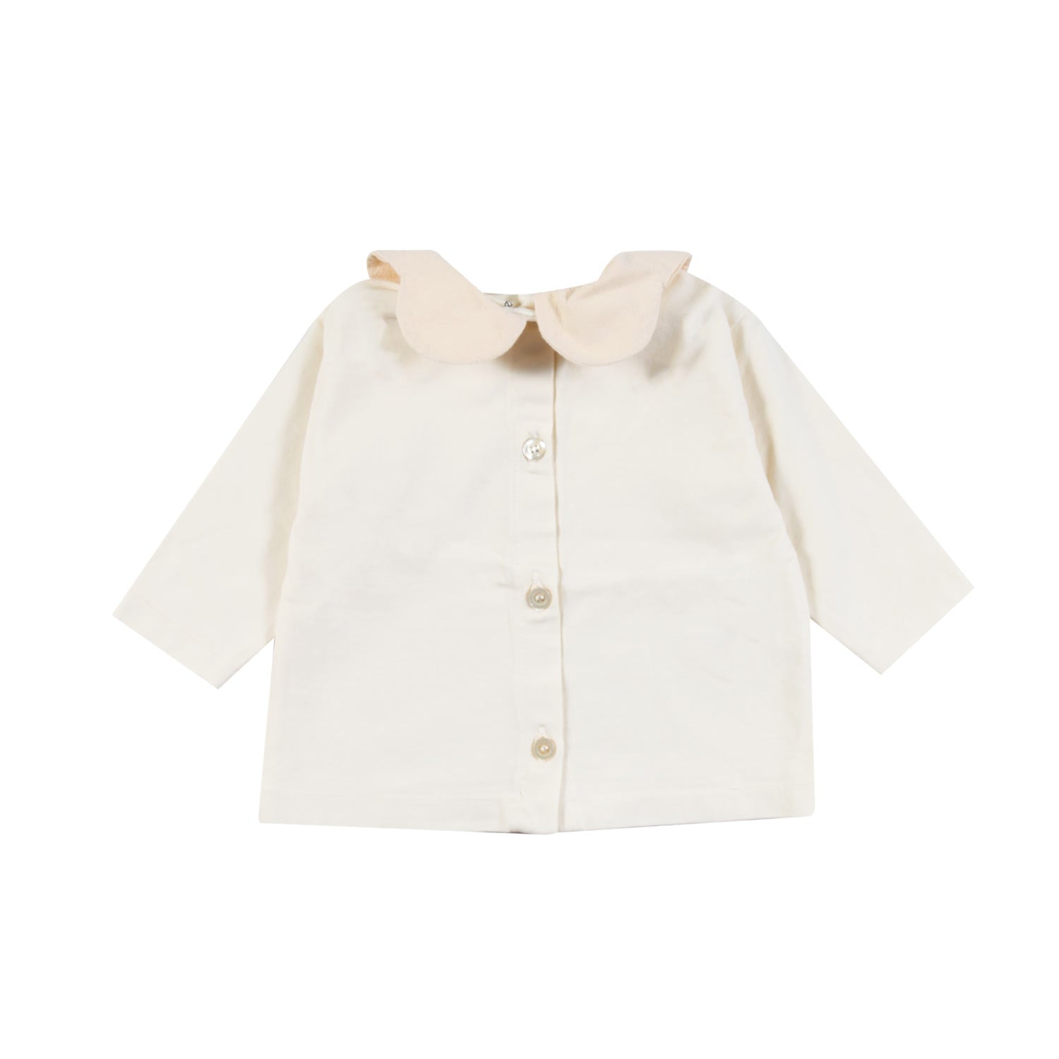 Camicina t-shirt Babe and Tess panna Neonata - annameglio.com abbigliamento moda