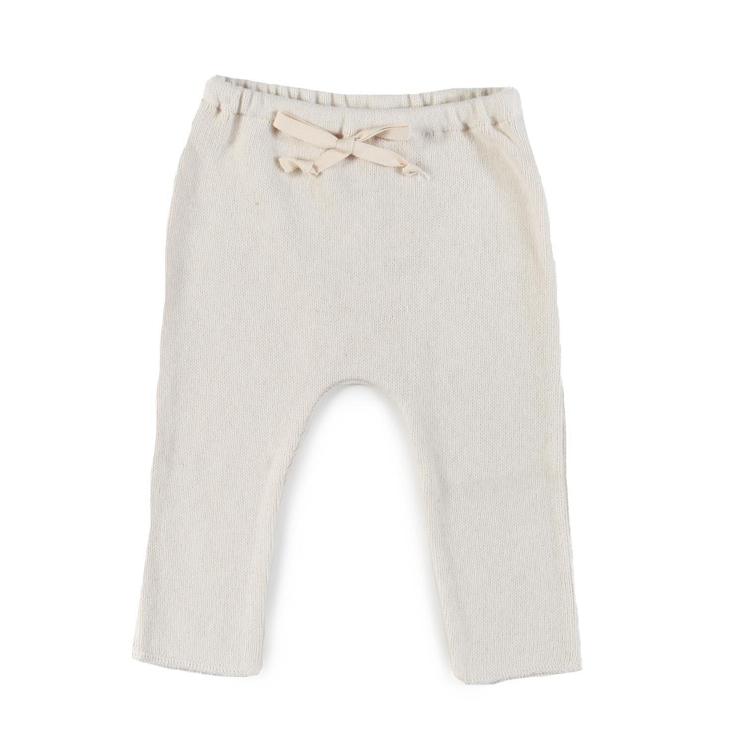 Pantalone tricot Babe e Tess panna Bimbo e Bimba - annameglio.com abbigliamento moda