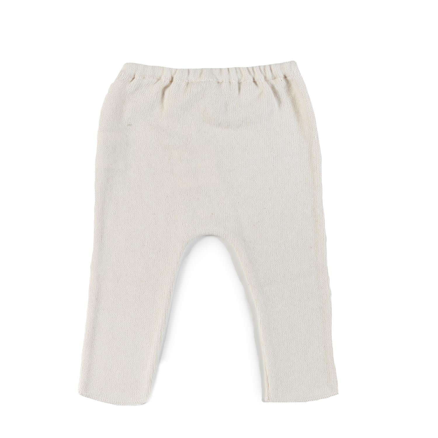 Pantalone tricot Babe e Tess panna Bimbo e Bimba - annameglio.com abbigliamento moda